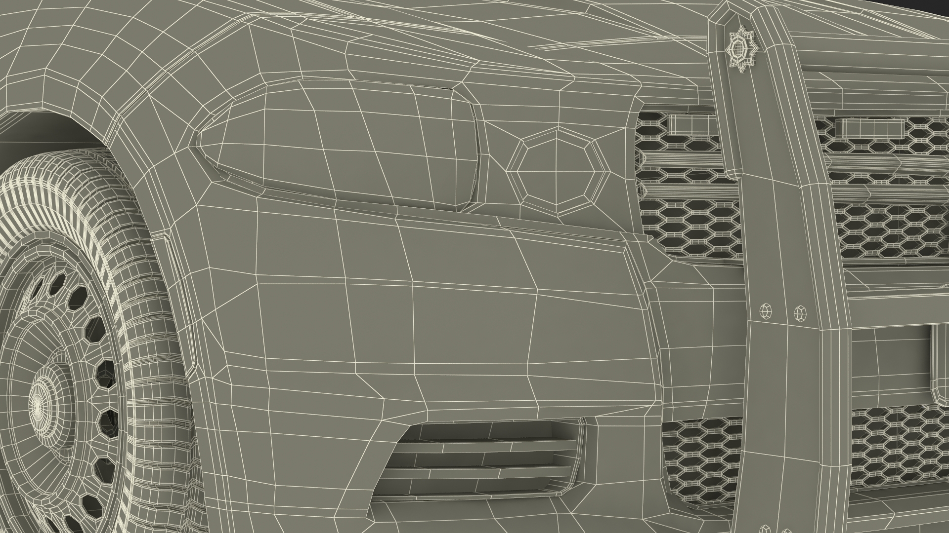 3D Police Car Rigged for Cinema 4D
