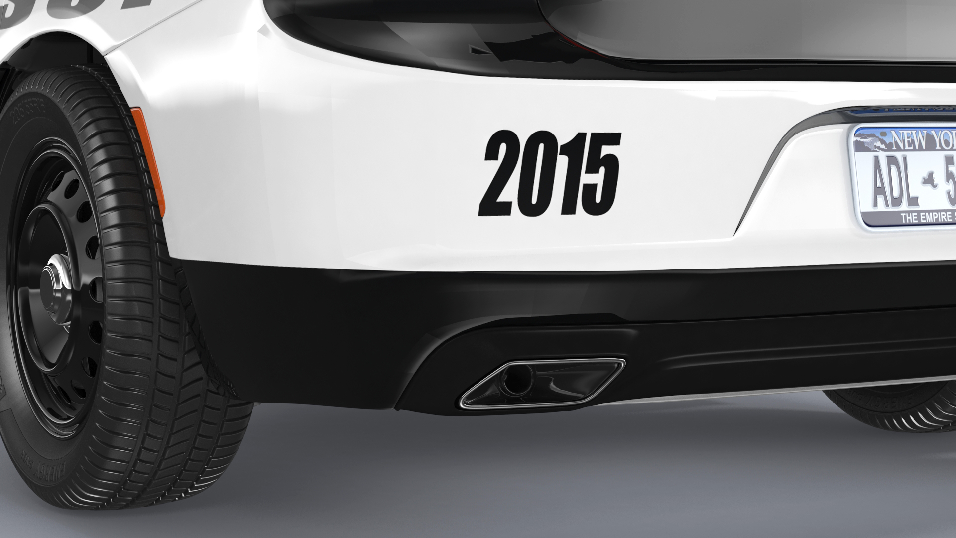 3D Police Car Rigged for Cinema 4D