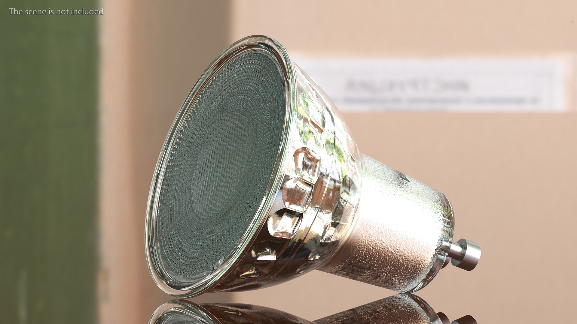 Philips GU10 4W Warm Glow LED Bulb 3D model