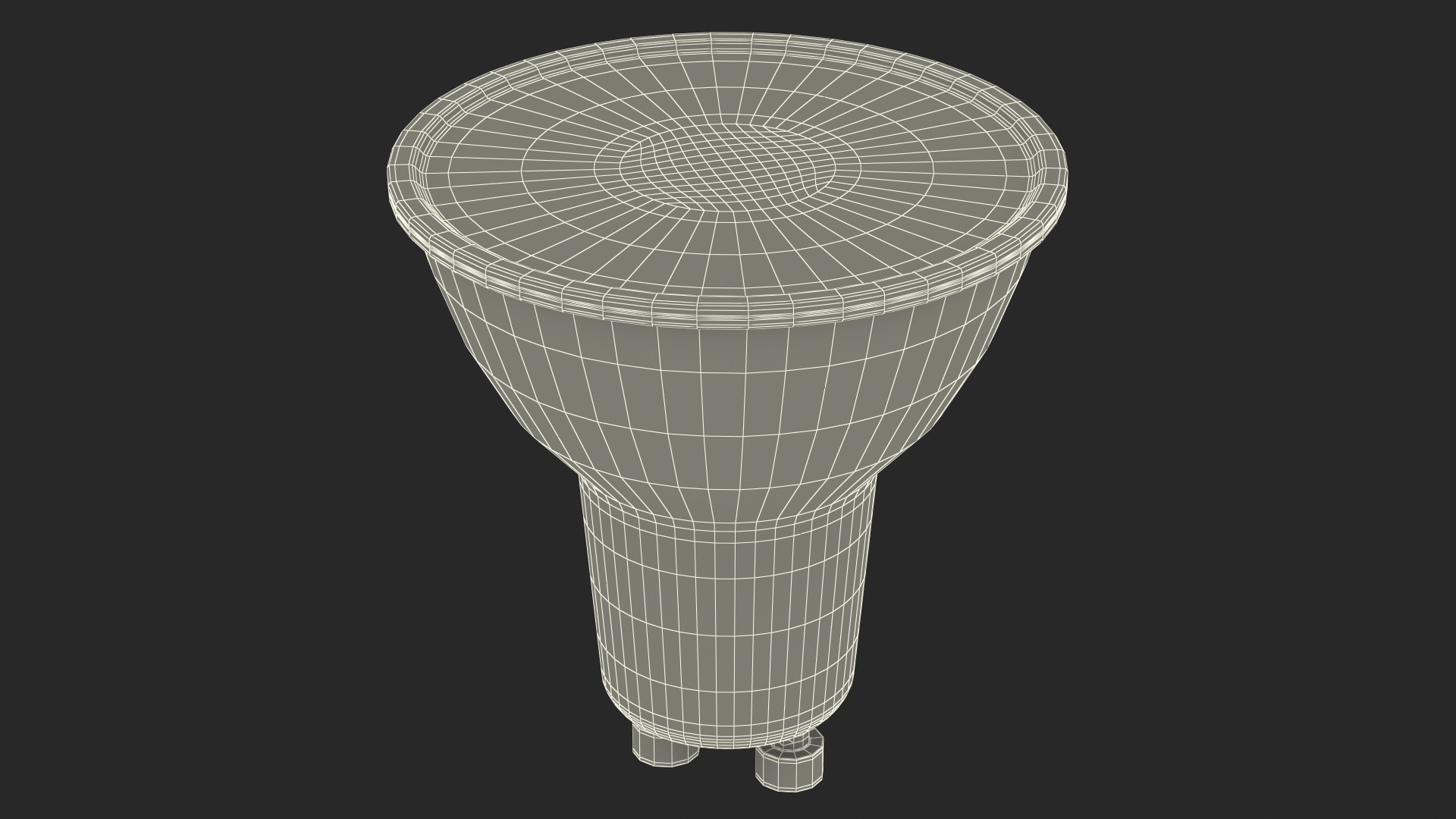 Philips GU10 4W Warm Glow LED Bulb 3D model