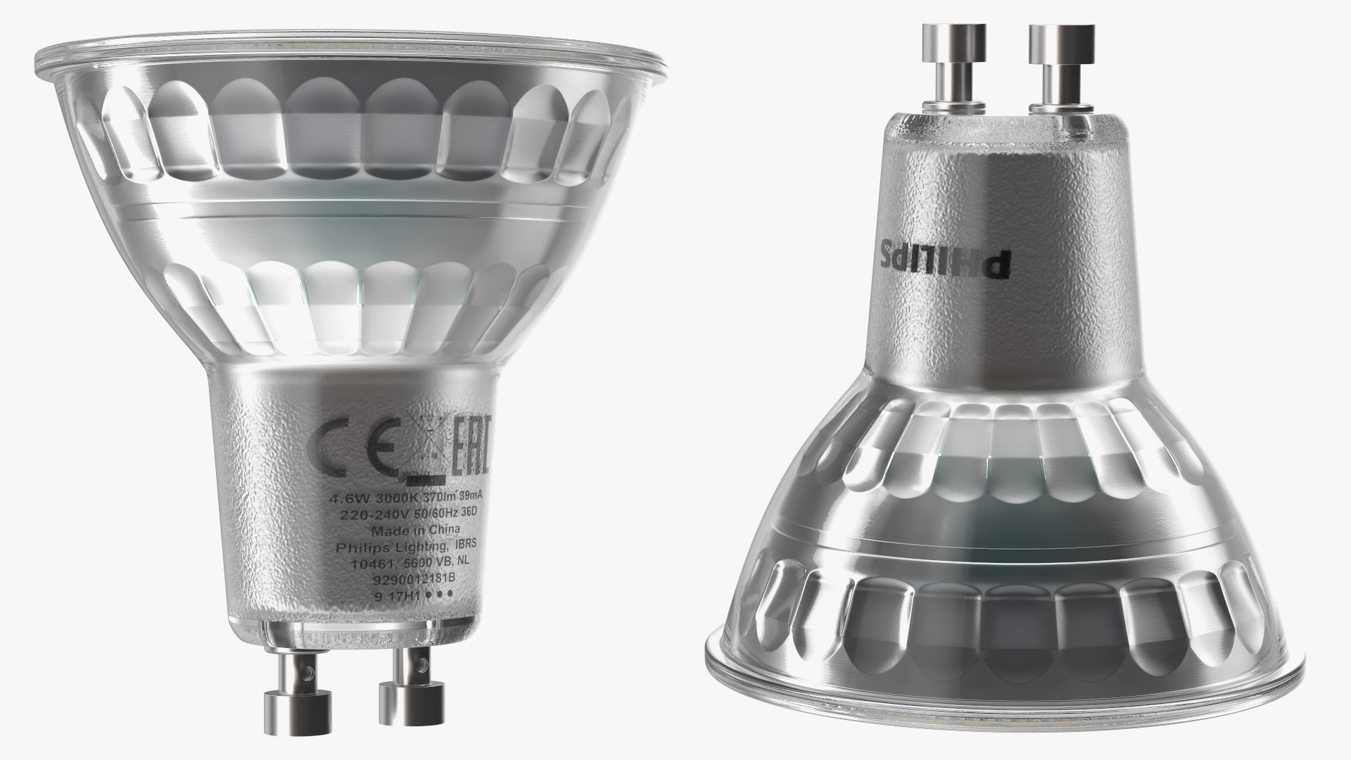 Philips GU10 4W Warm Glow LED Bulb 3D model