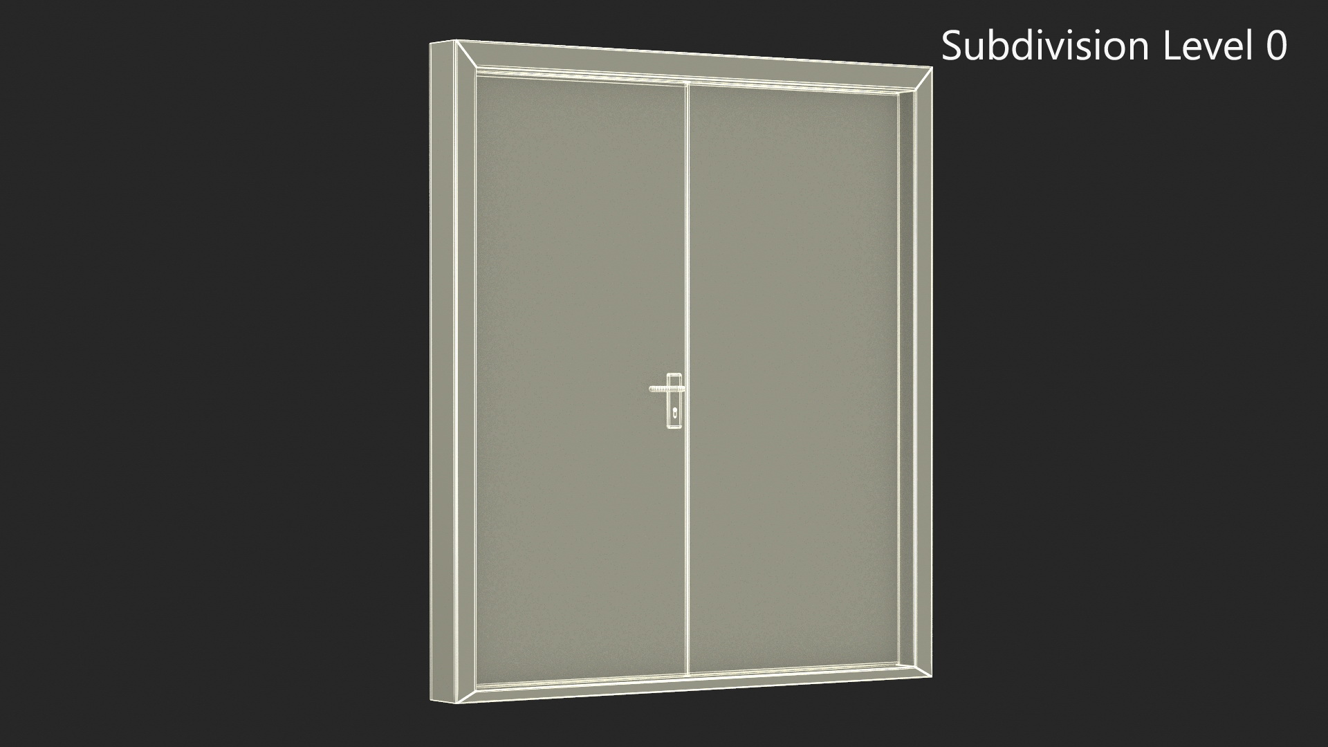 3D model Emergency Exit Doors