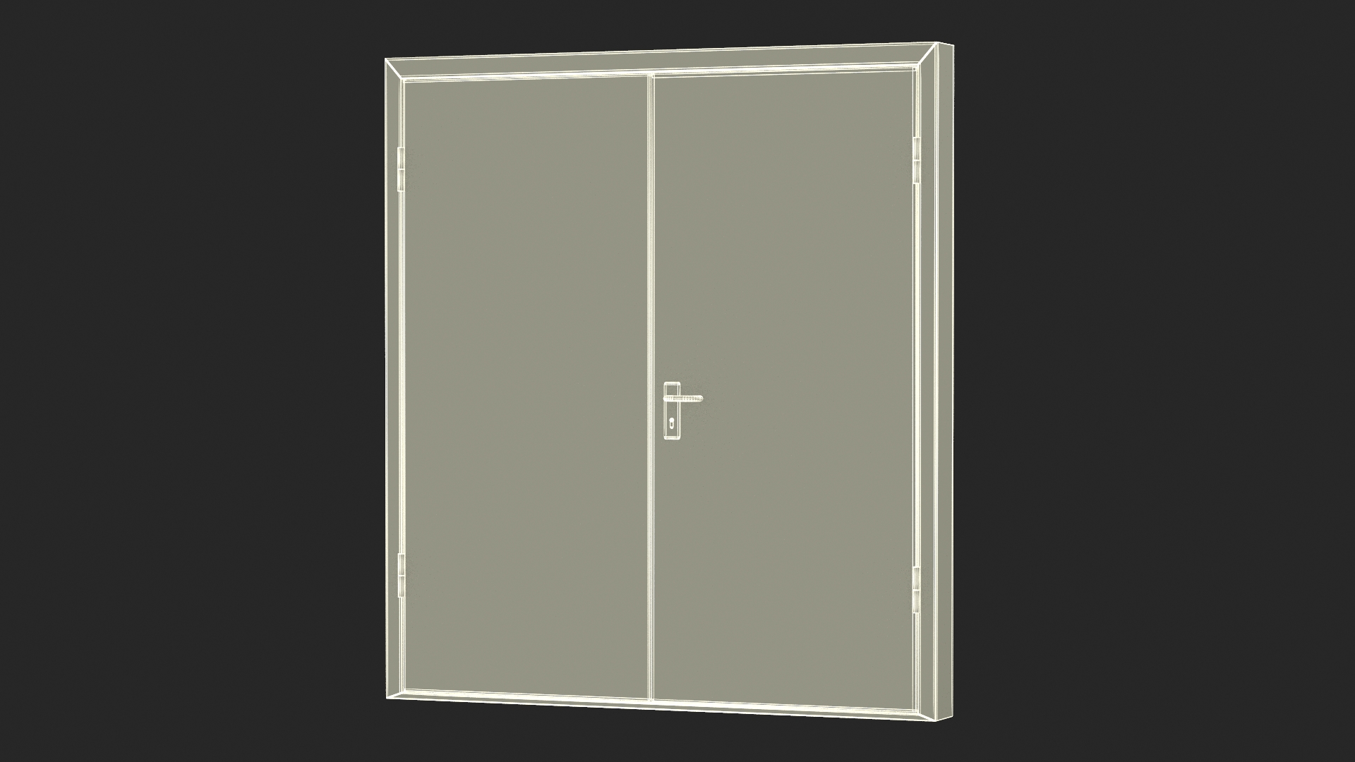 3D model Emergency Exit Doors
