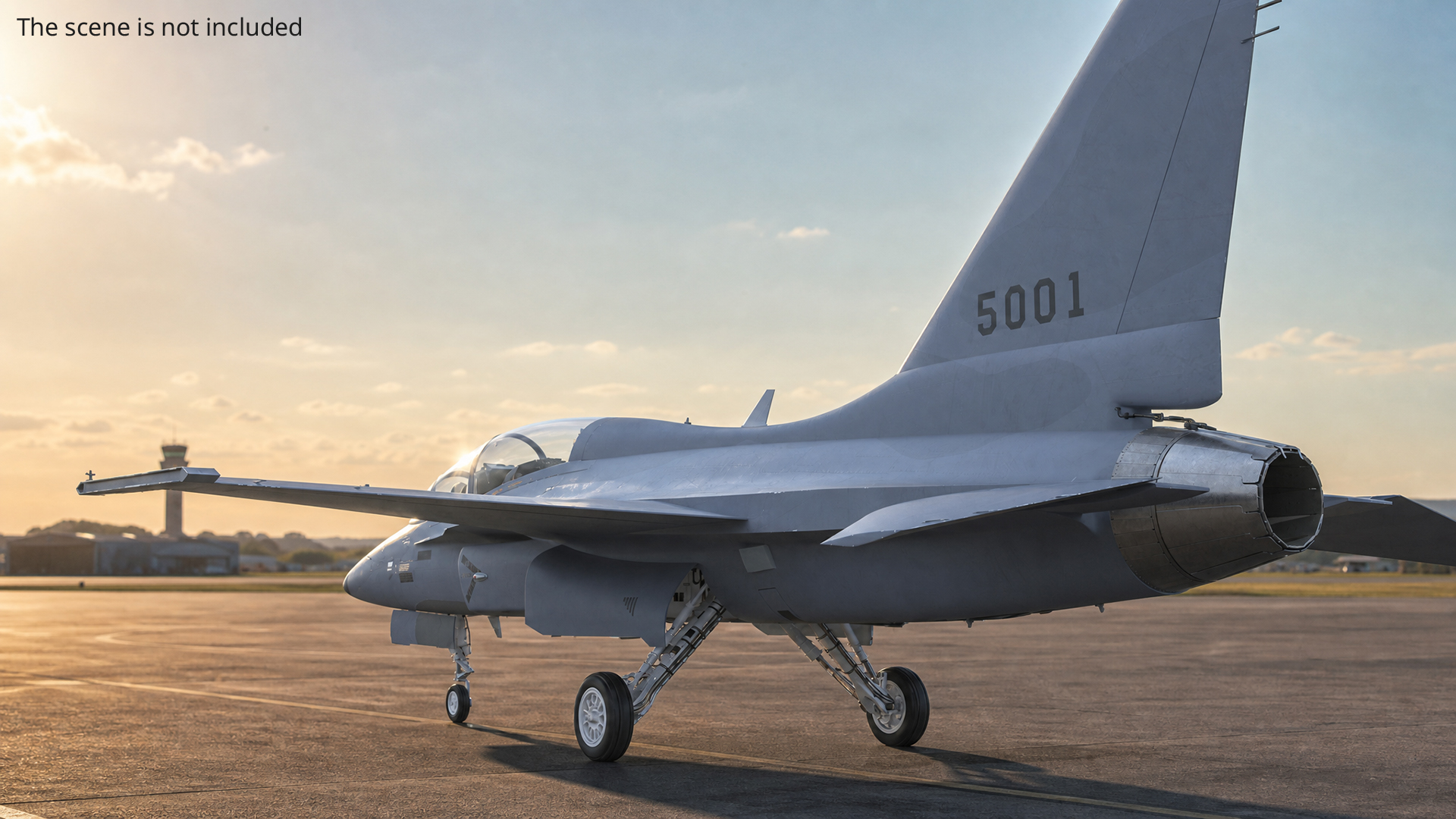 Tactical Fighter Trainer Rigged - view 6