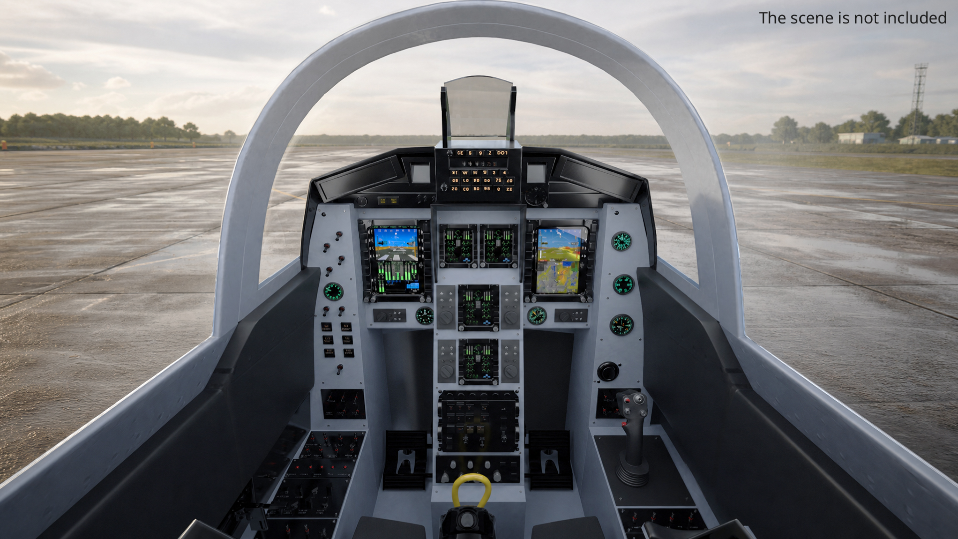 Tactical Fighter Trainer Rigged - view 7