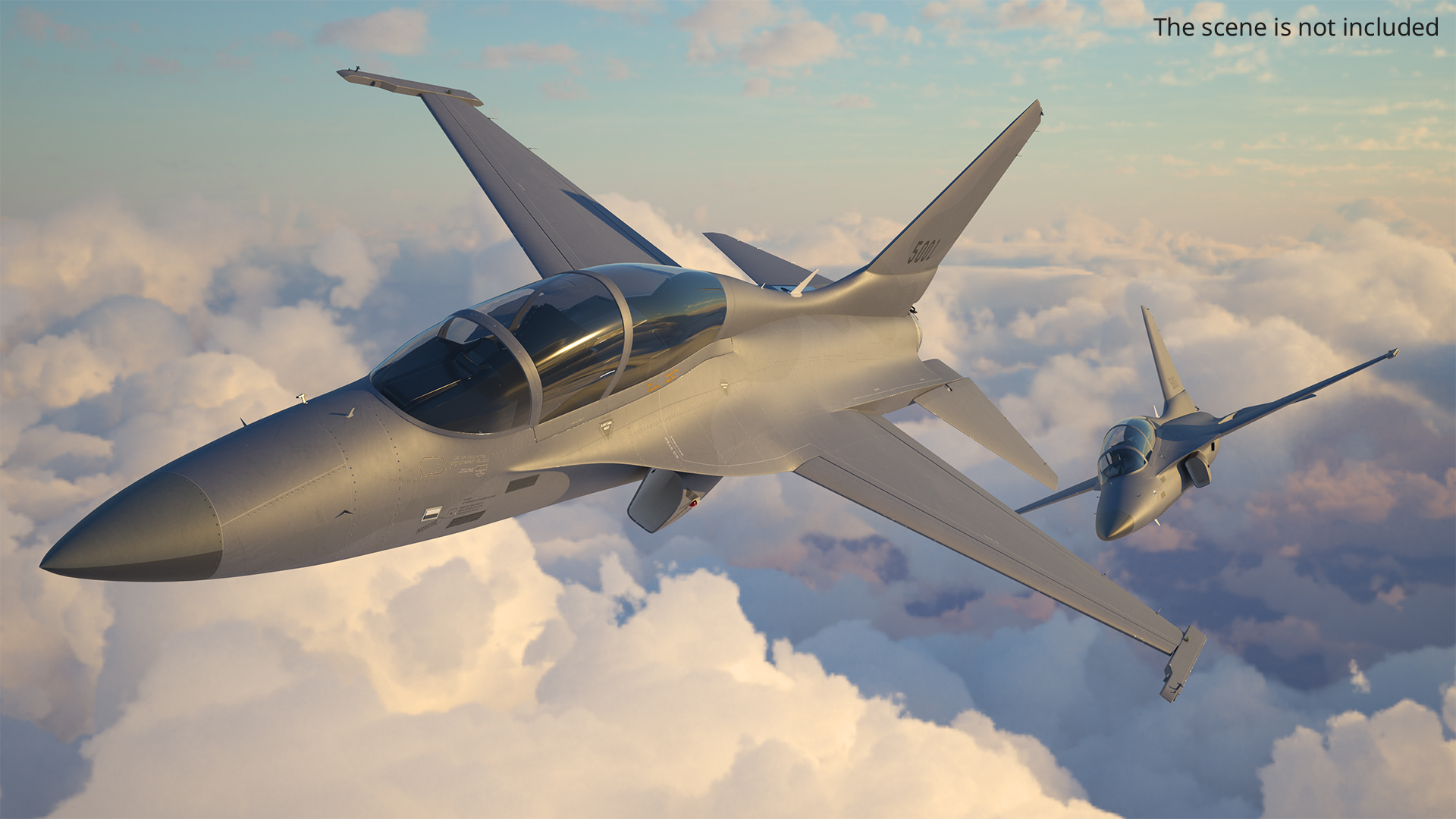 Tactical Fighter Trainer Rigged - view 3