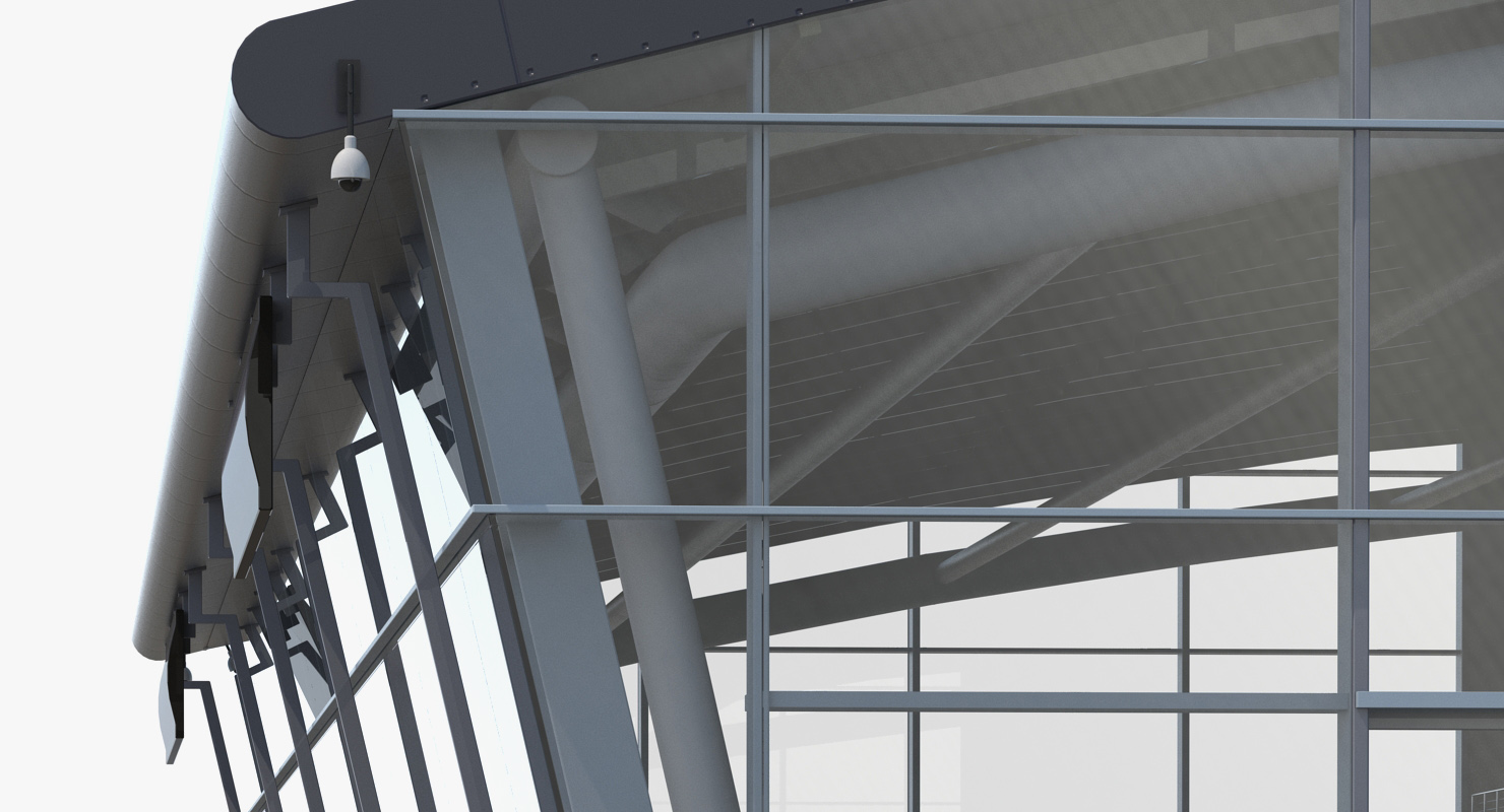 3D Car Dealership Building model
