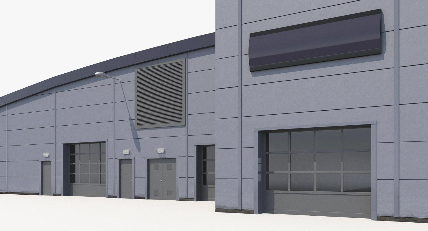 3D Car Dealership Building model