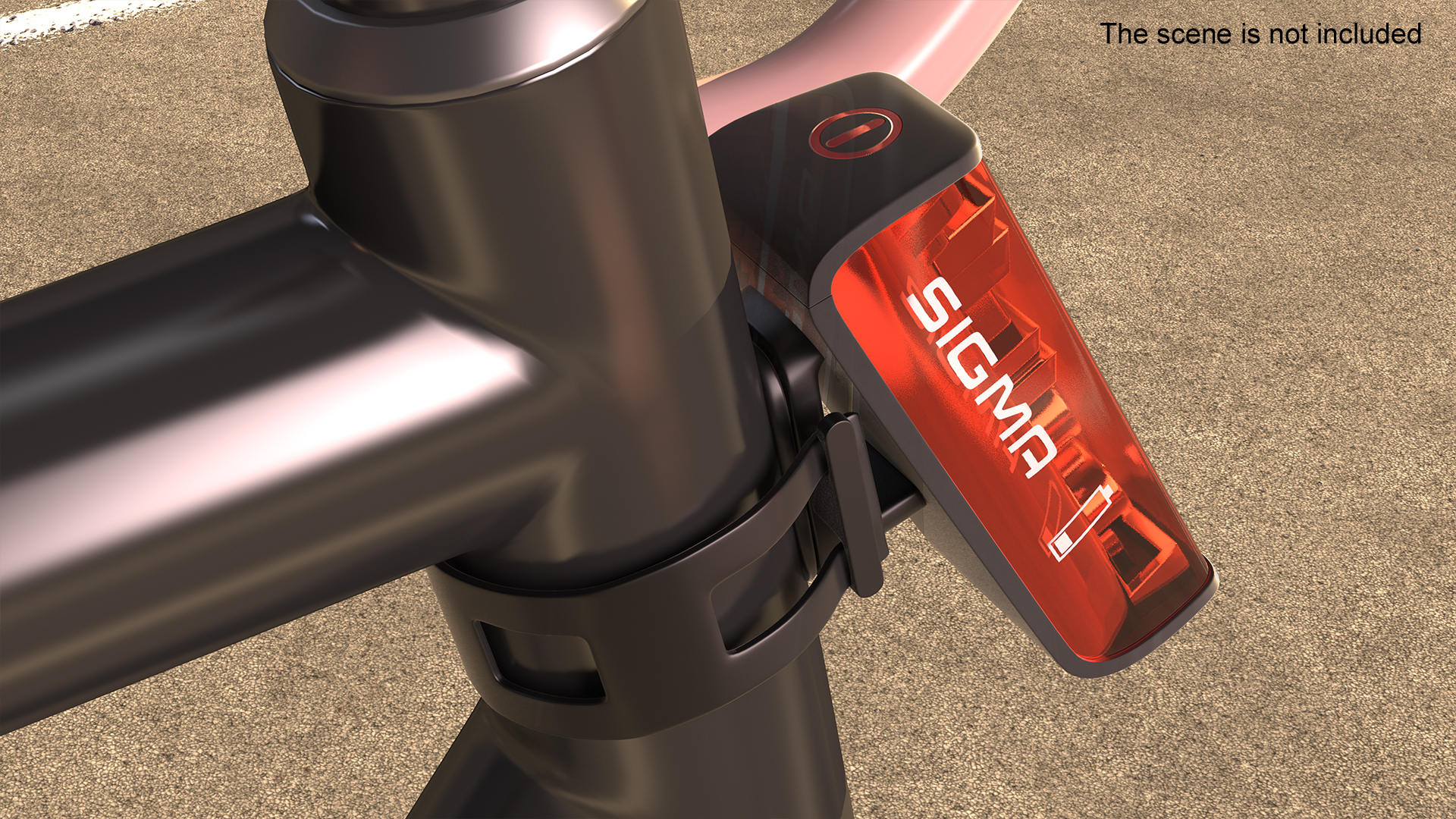 Sigma Blaze USB Bicycle Rear Light 3D model
