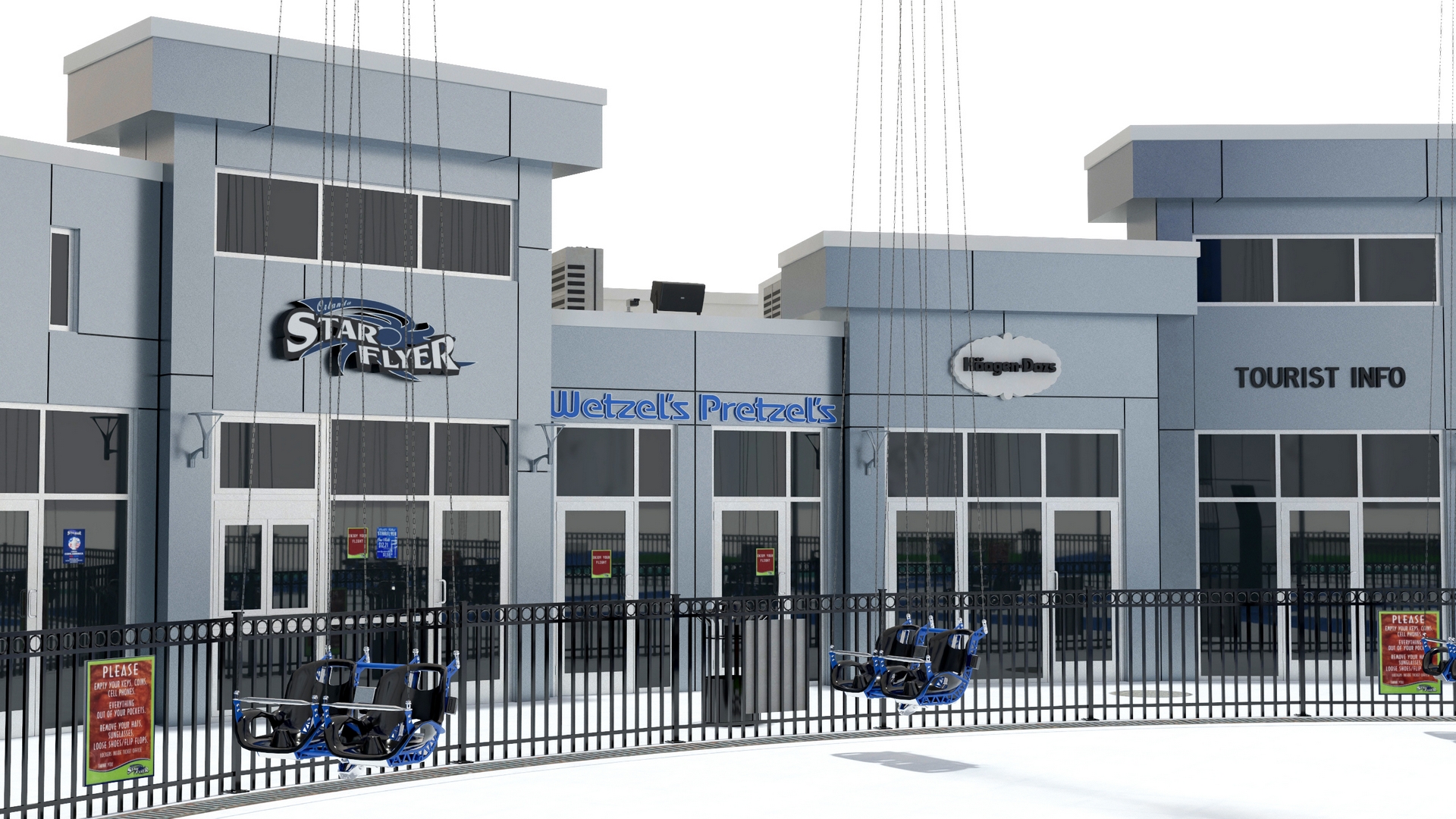 Orlando StarFlyer Attraction Fur 3D