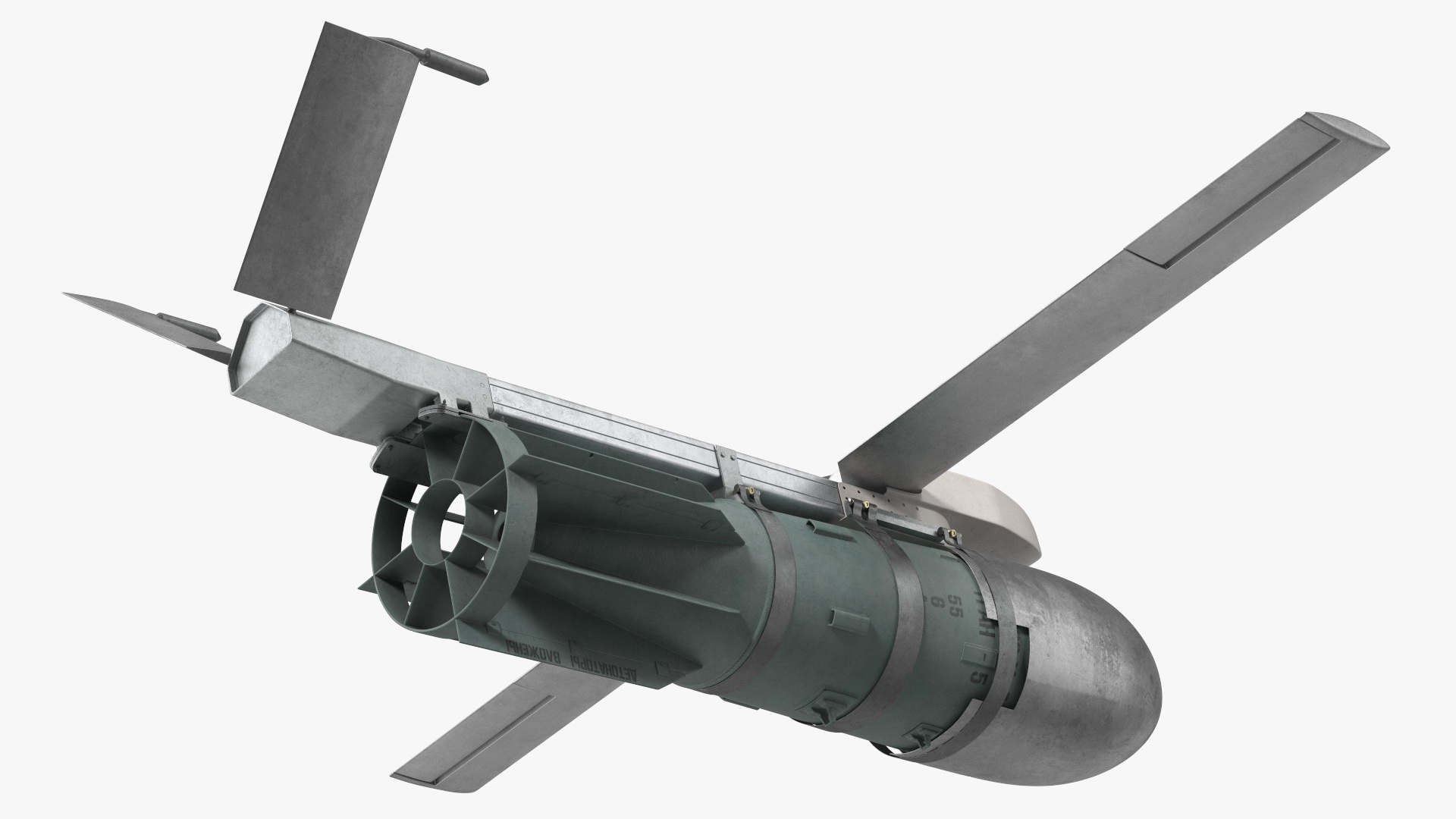 3D model Russian FAB 3000 Air Bomb with UMPK