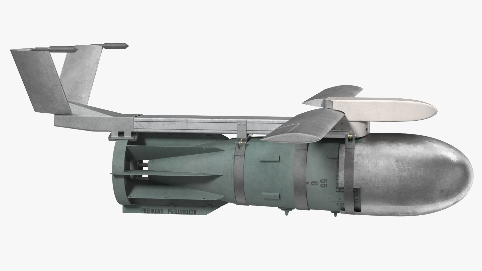 3D model Russian FAB 3000 Air Bomb with UMPK