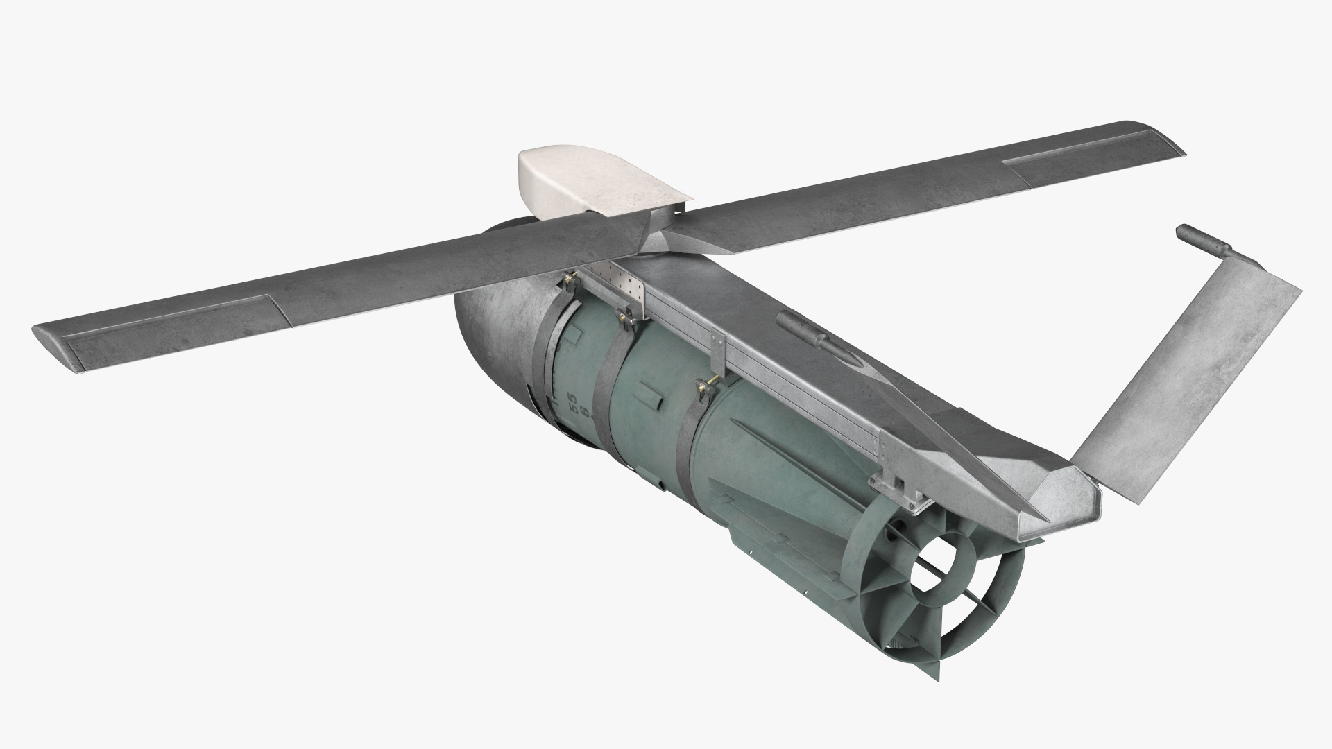 3D model Russian FAB 3000 Air Bomb with UMPK