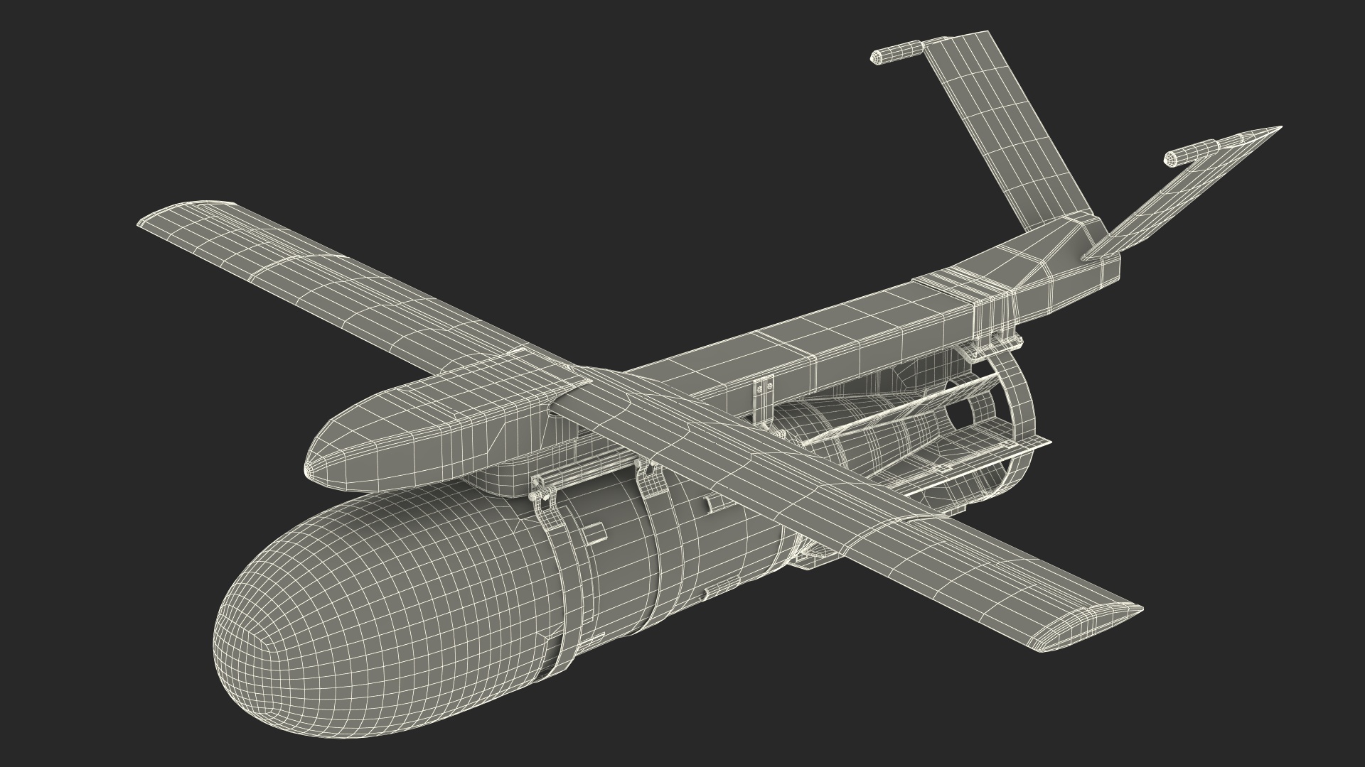 3D model Russian FAB 3000 Air Bomb with UMPK
