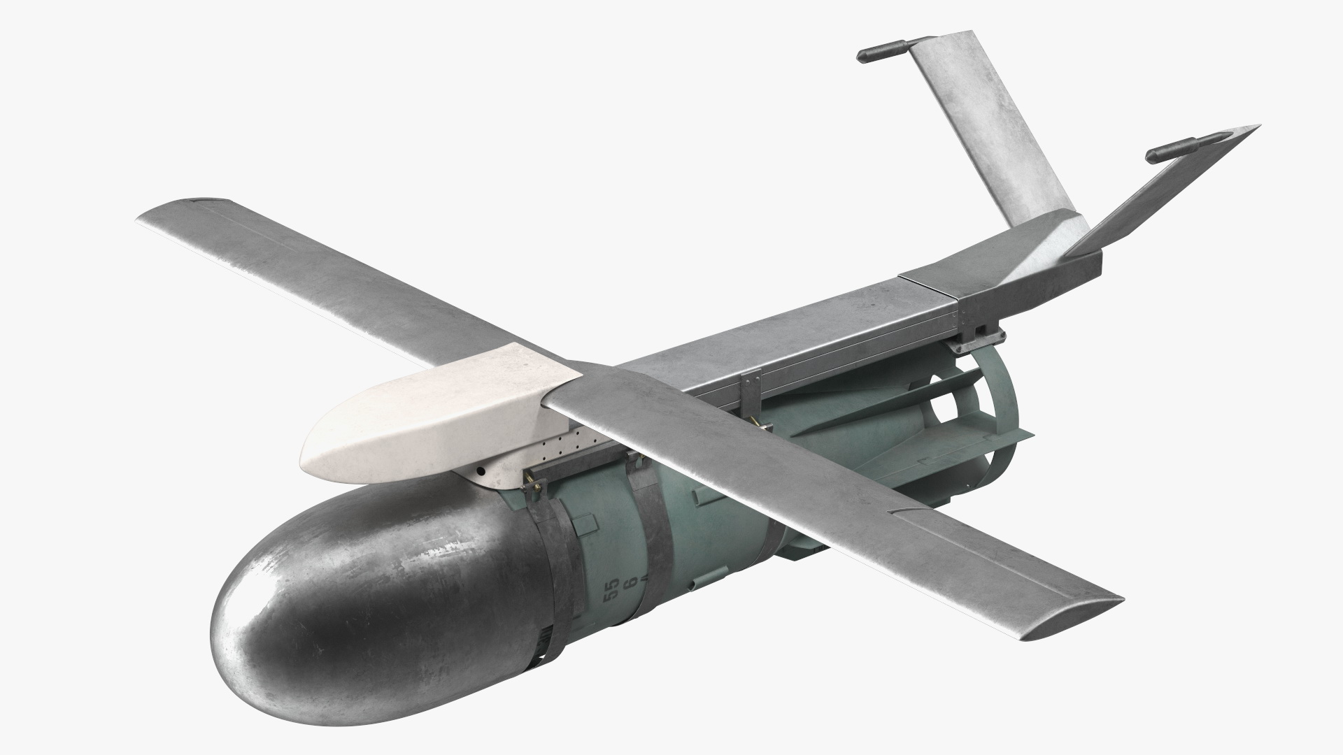3D model Russian FAB 3000 Air Bomb with UMPK