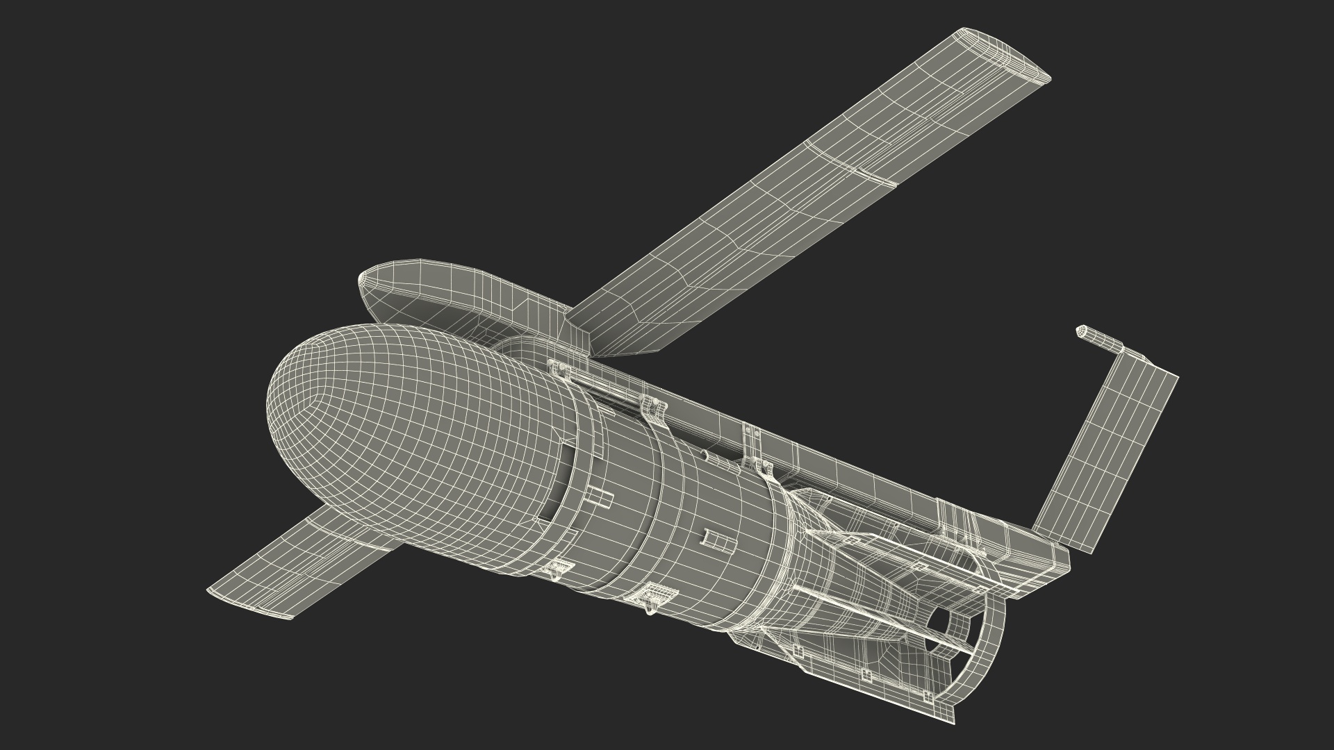 3D model Russian FAB 3000 Air Bomb with UMPK
