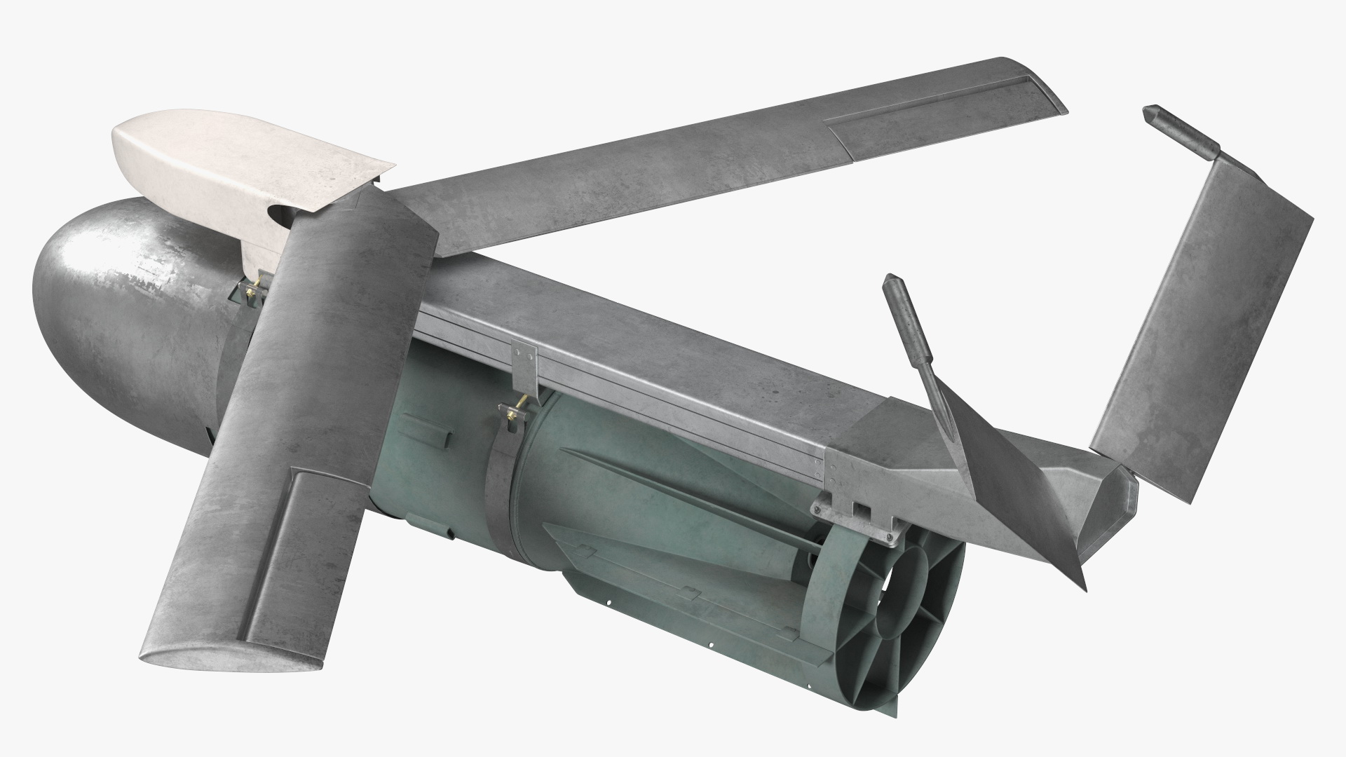 3D model Russian FAB 3000 Air Bomb with UMPK