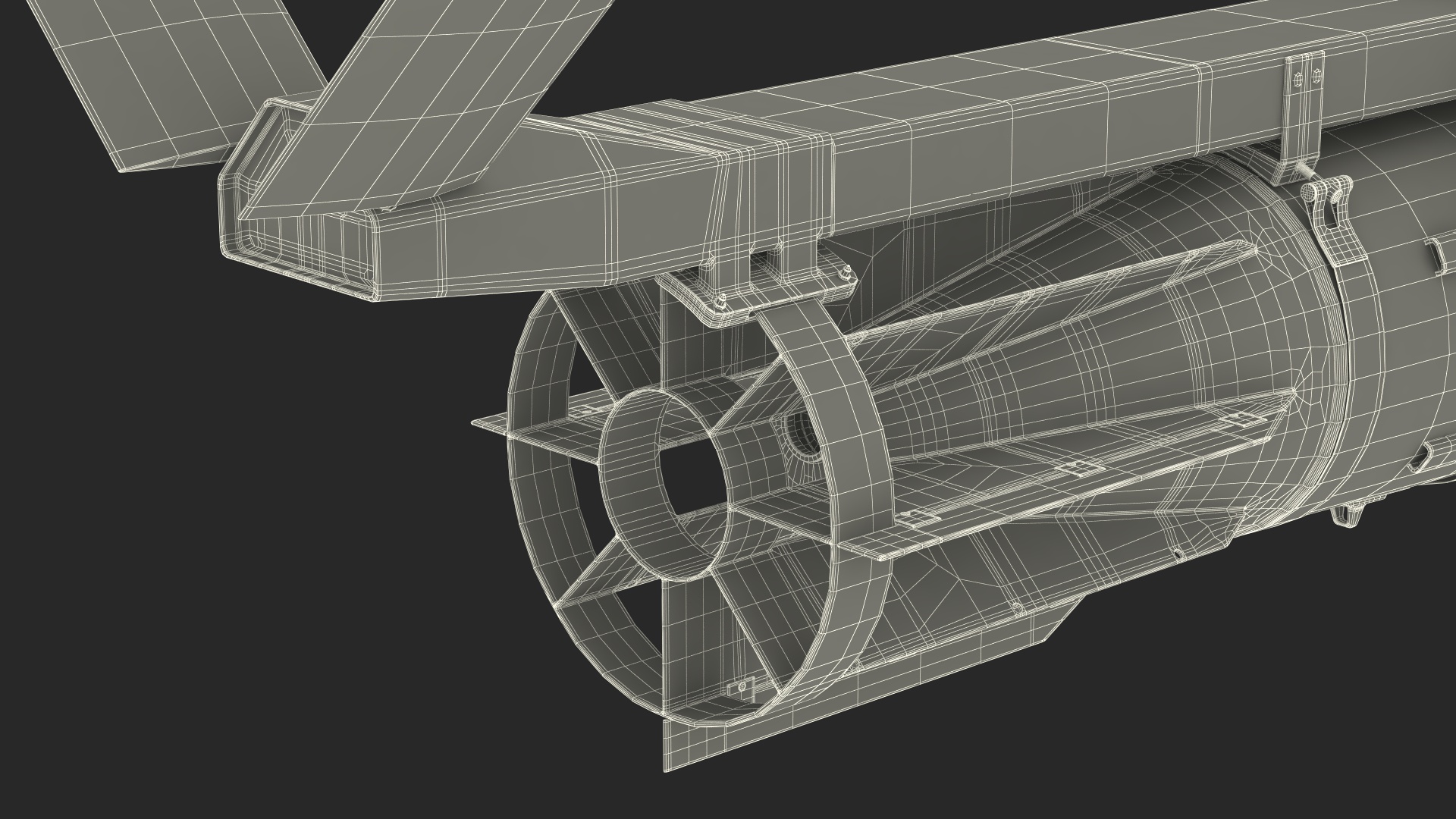 3D model Russian FAB 3000 Air Bomb with UMPK