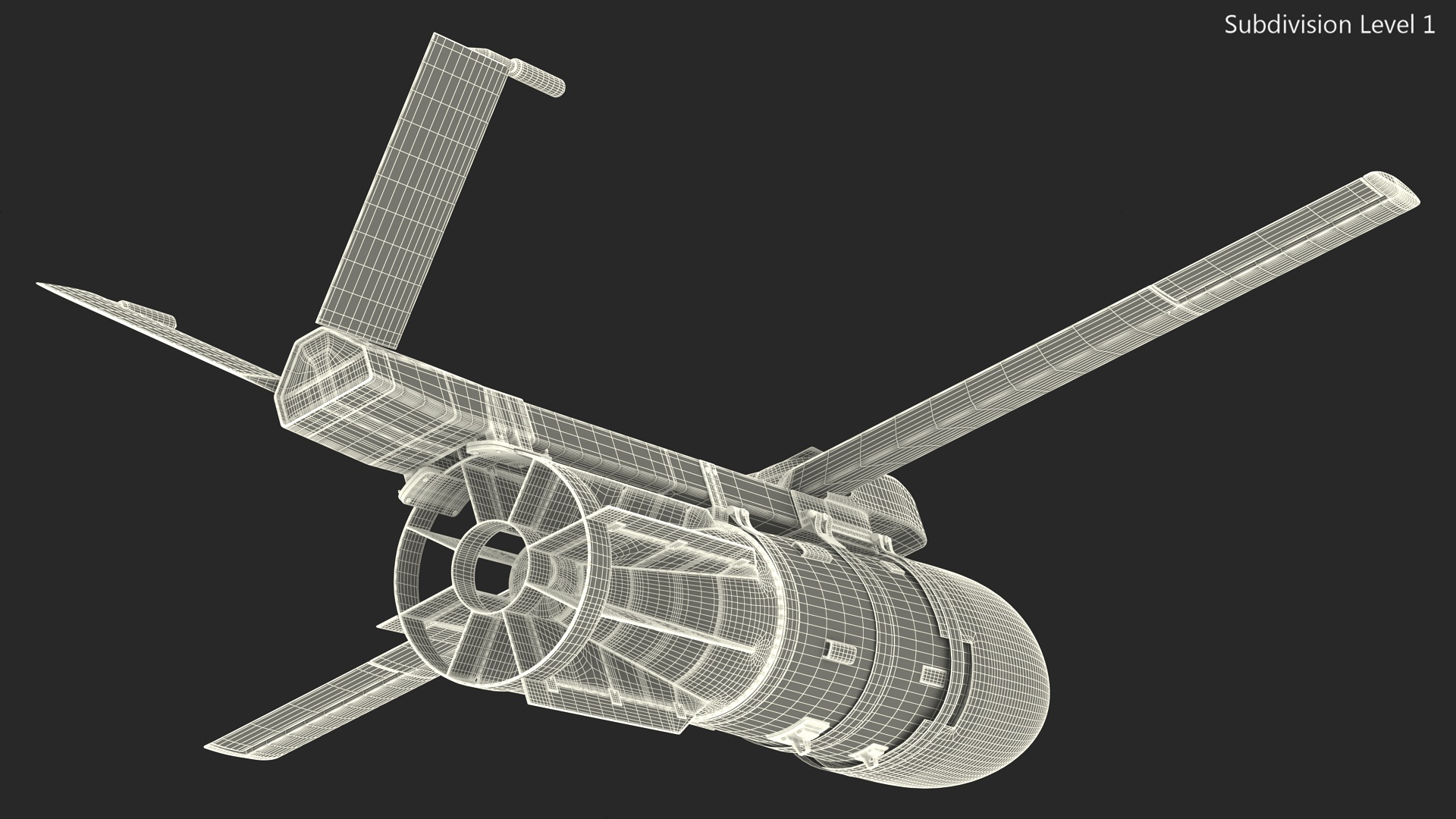3D model Russian FAB 3000 Air Bomb with UMPK