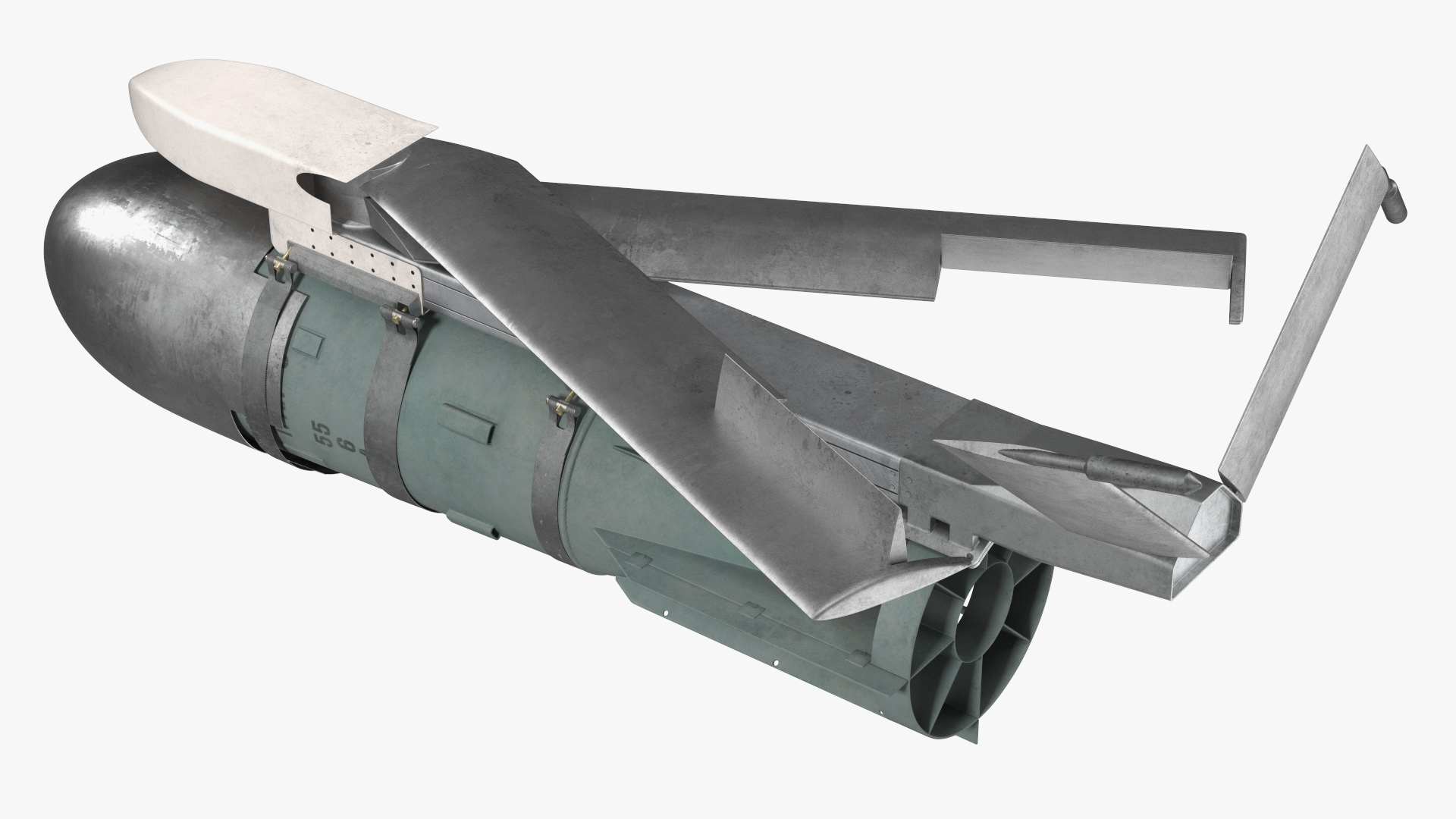 3D model Russian FAB 3000 Air Bomb with UMPK