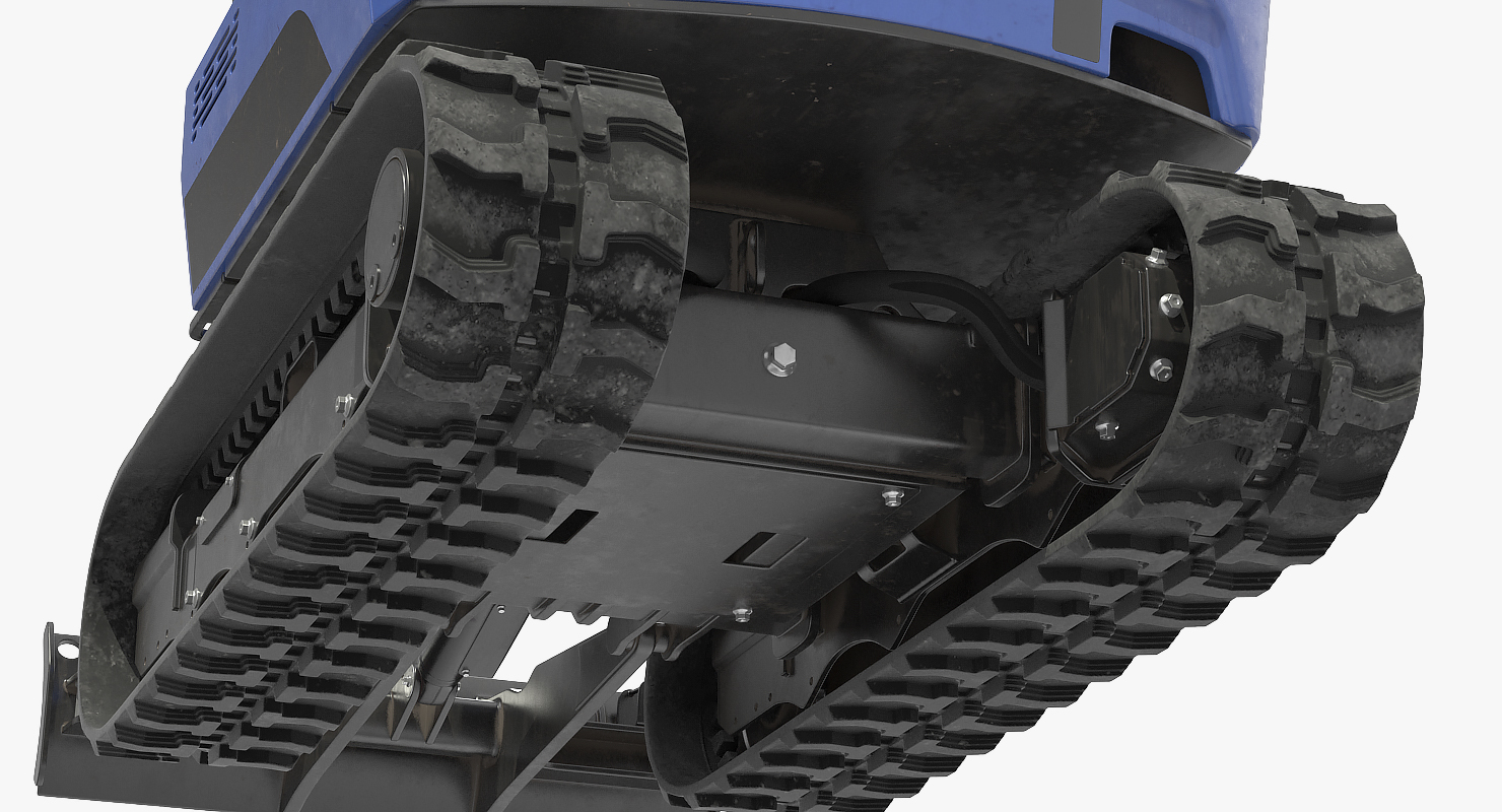 Mini Excavator with Earth Drill Generic 3D model