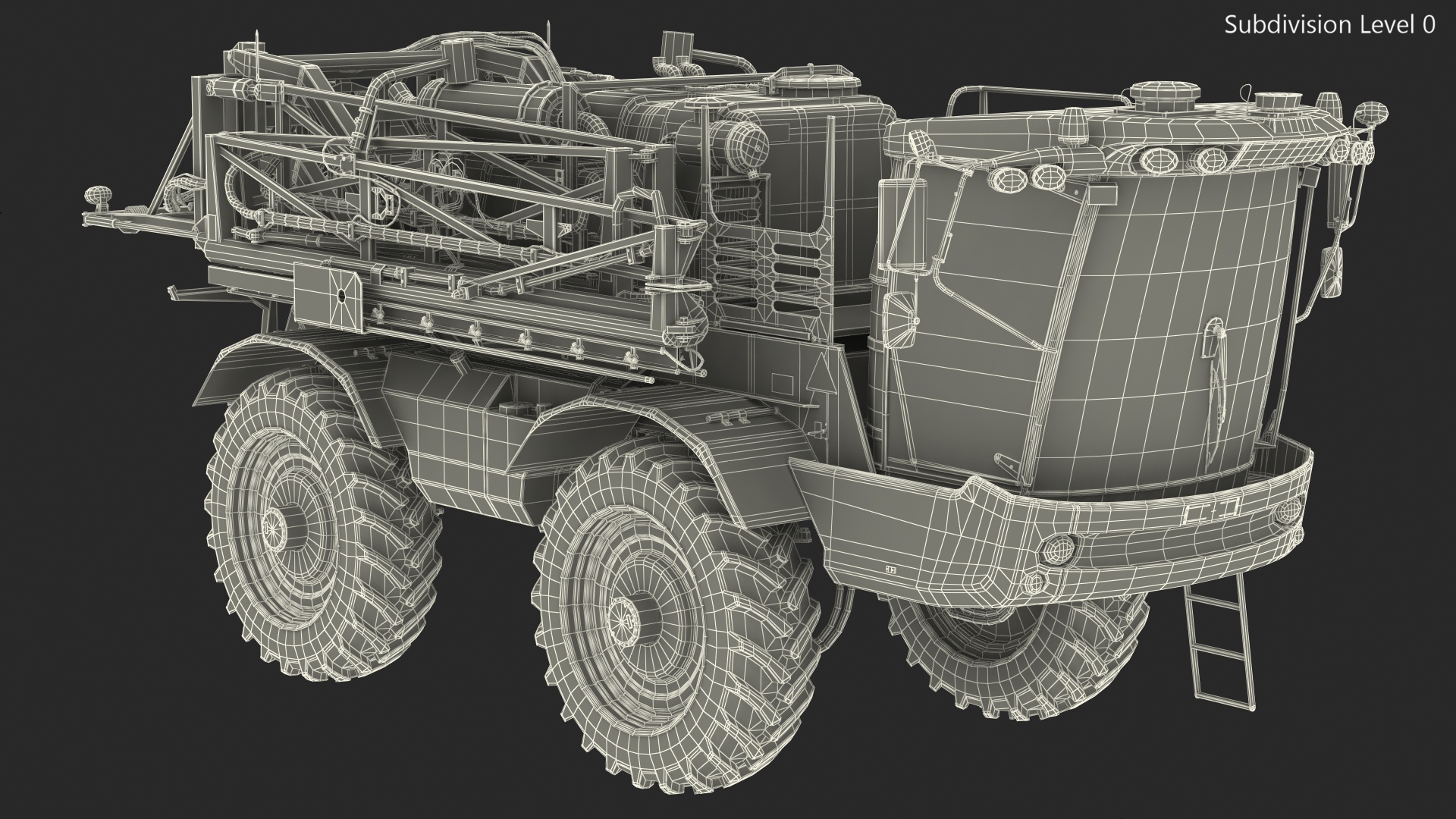 3D model Agrifac Condor V Self Propelled Crop Sprayer Clean