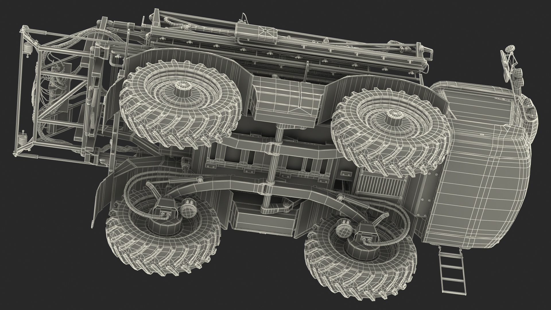3D model Agrifac Condor V Self Propelled Crop Sprayer Clean