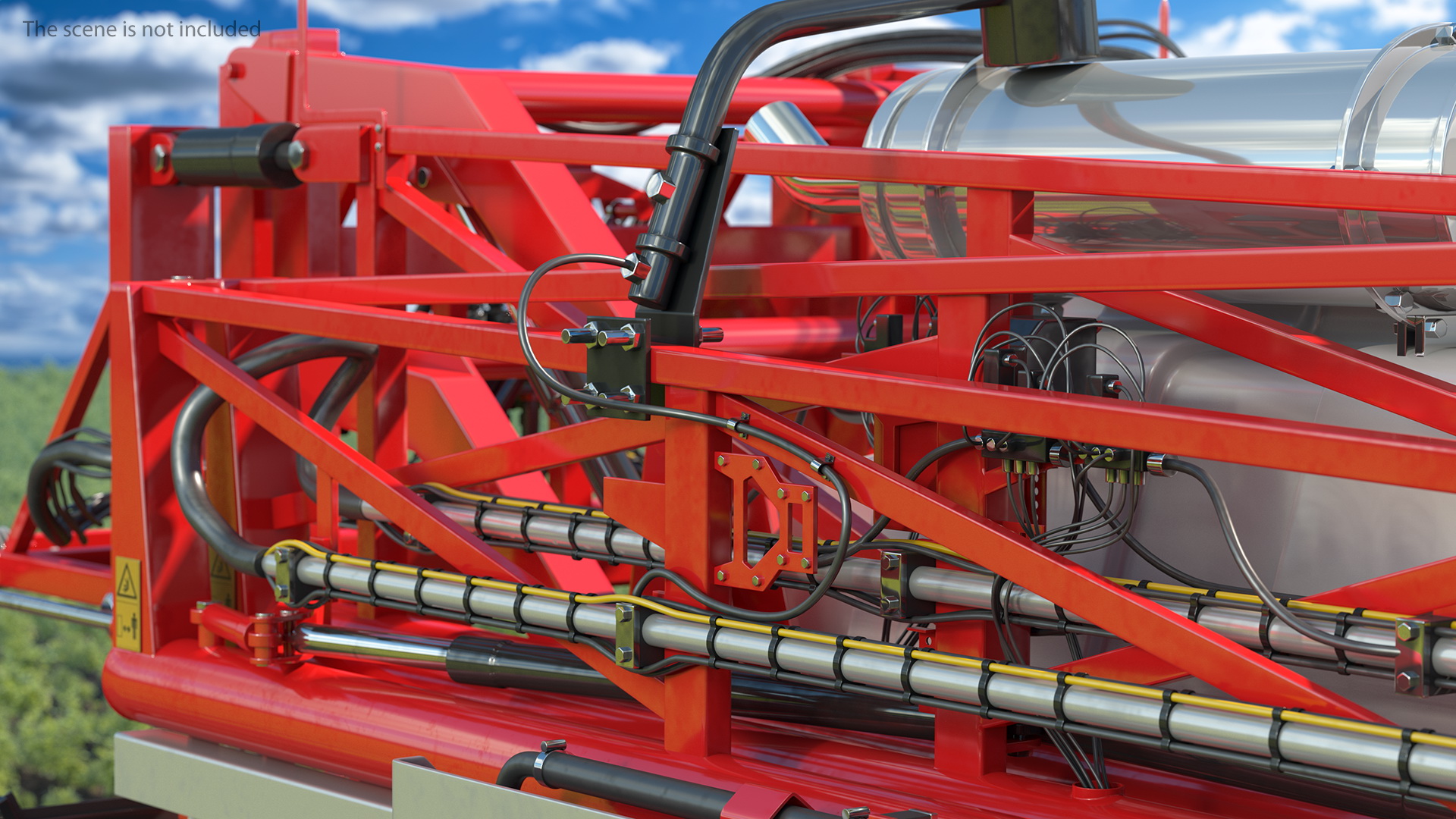 3D model Agrifac Condor V Self Propelled Crop Sprayer Clean