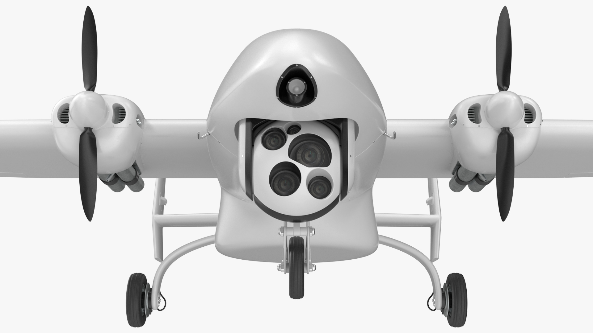 3D Tekever AR5 UAS Rigged for Maya