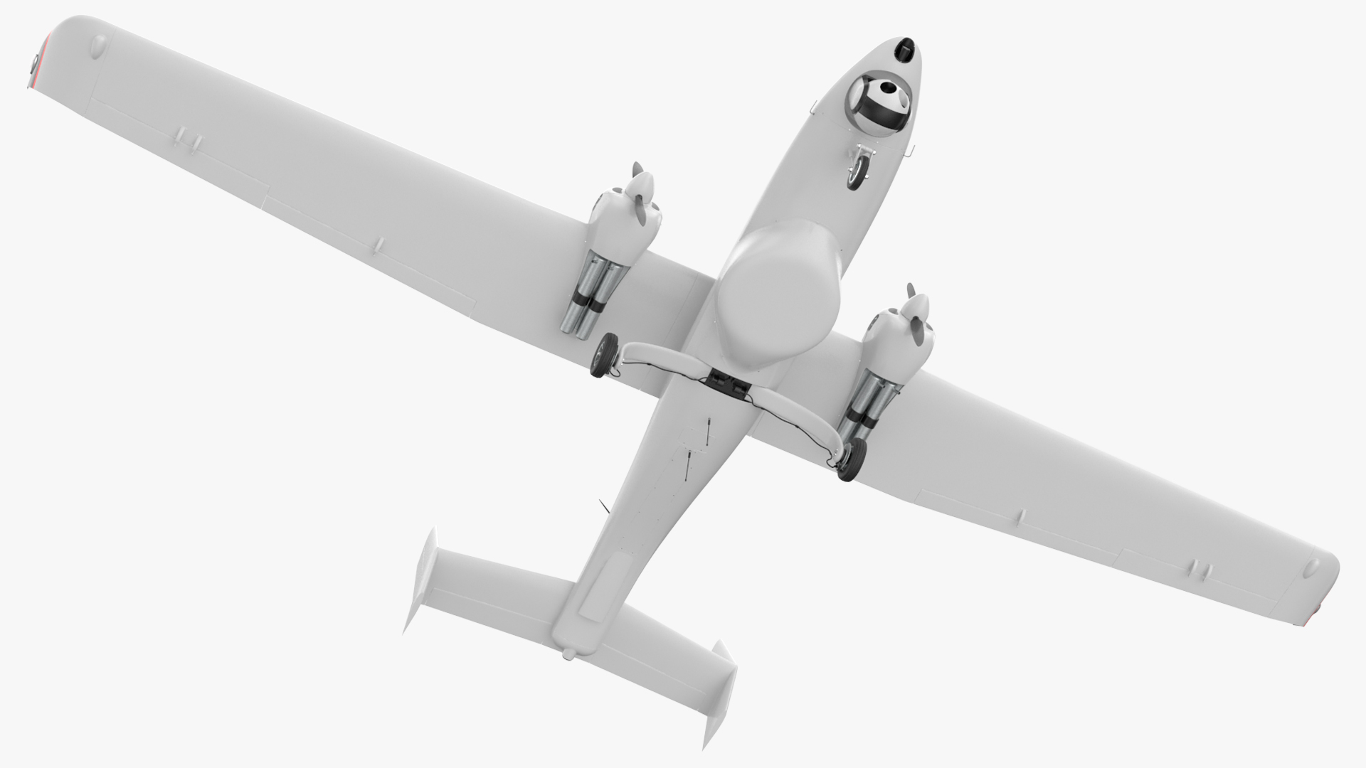 3D Tekever AR5 UAS Rigged for Maya