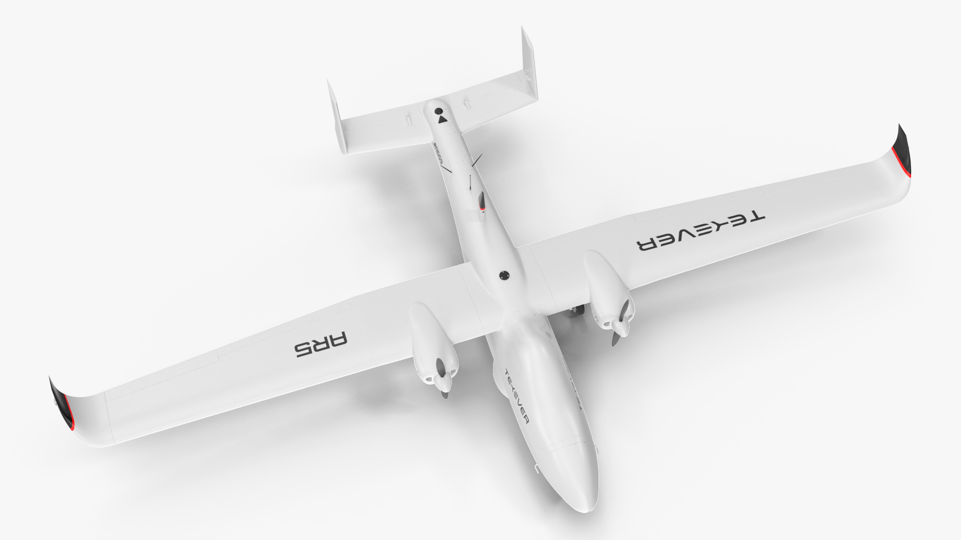 3D Tekever AR5 UAS Rigged for Maya