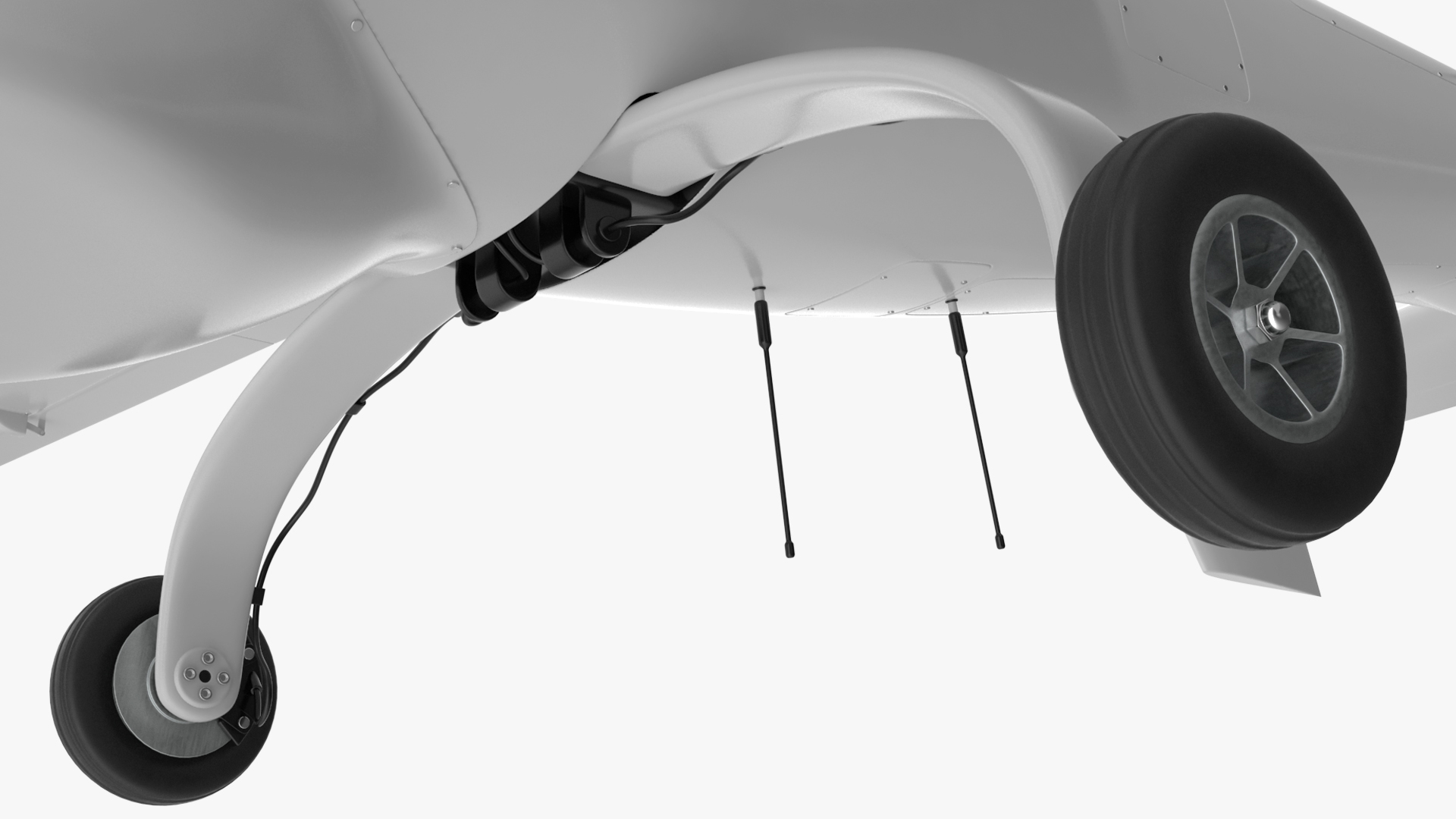 3D Tekever AR5 UAS Rigged for Maya
