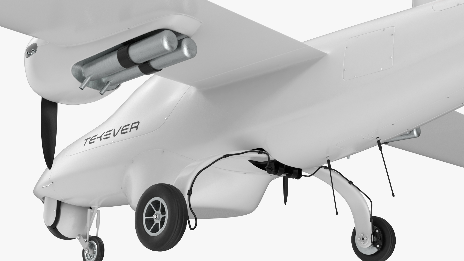 3D Tekever AR5 UAS Rigged for Maya