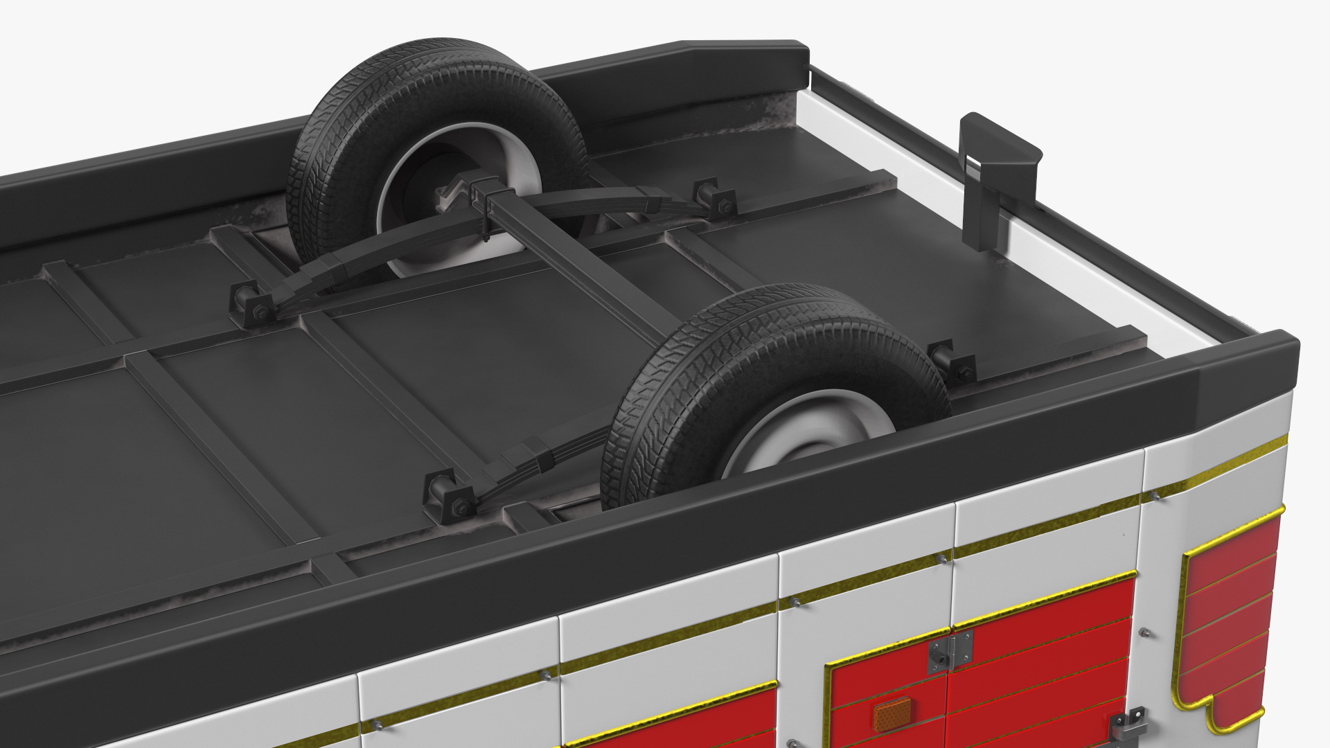 3D model Tourist Train Rigged