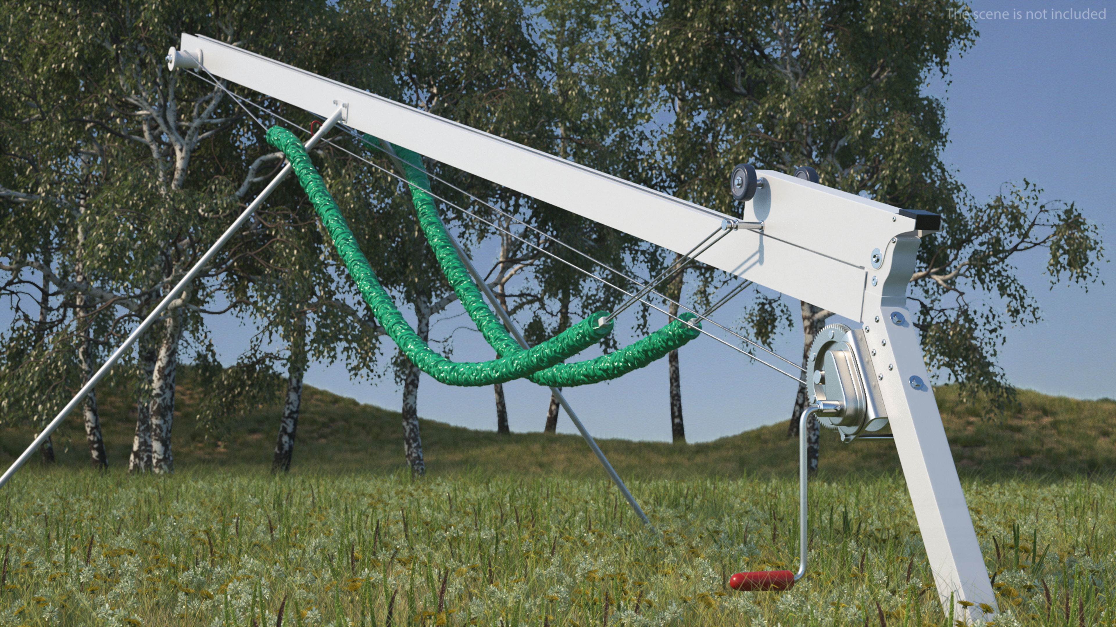 3D UAV Bungee Catapult Launcher model