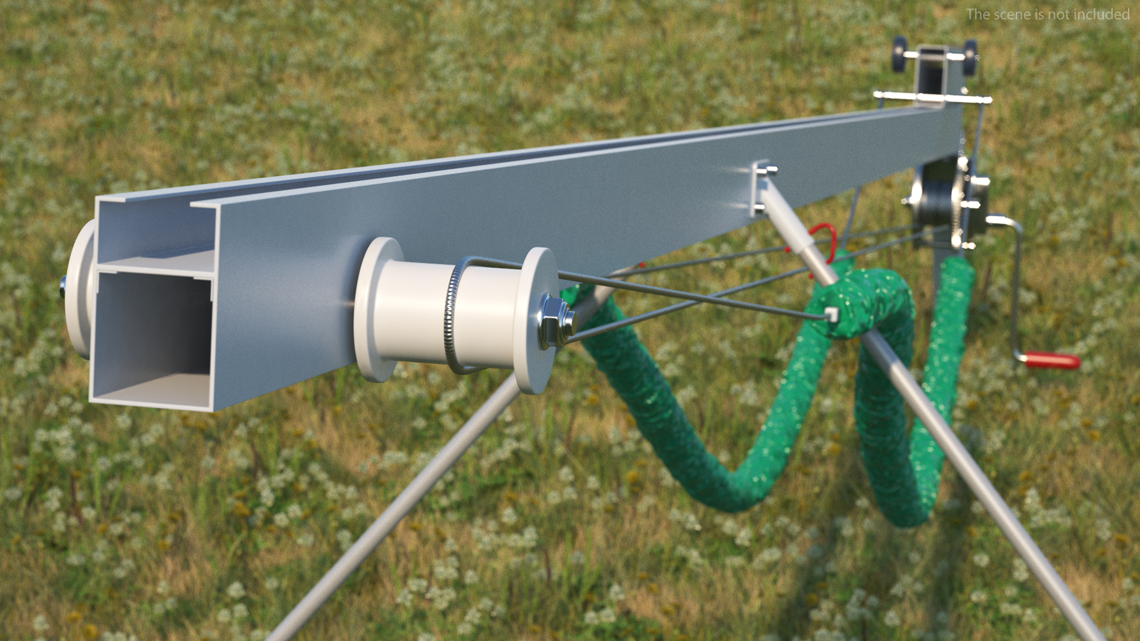 3D UAV Bungee Catapult Launcher model