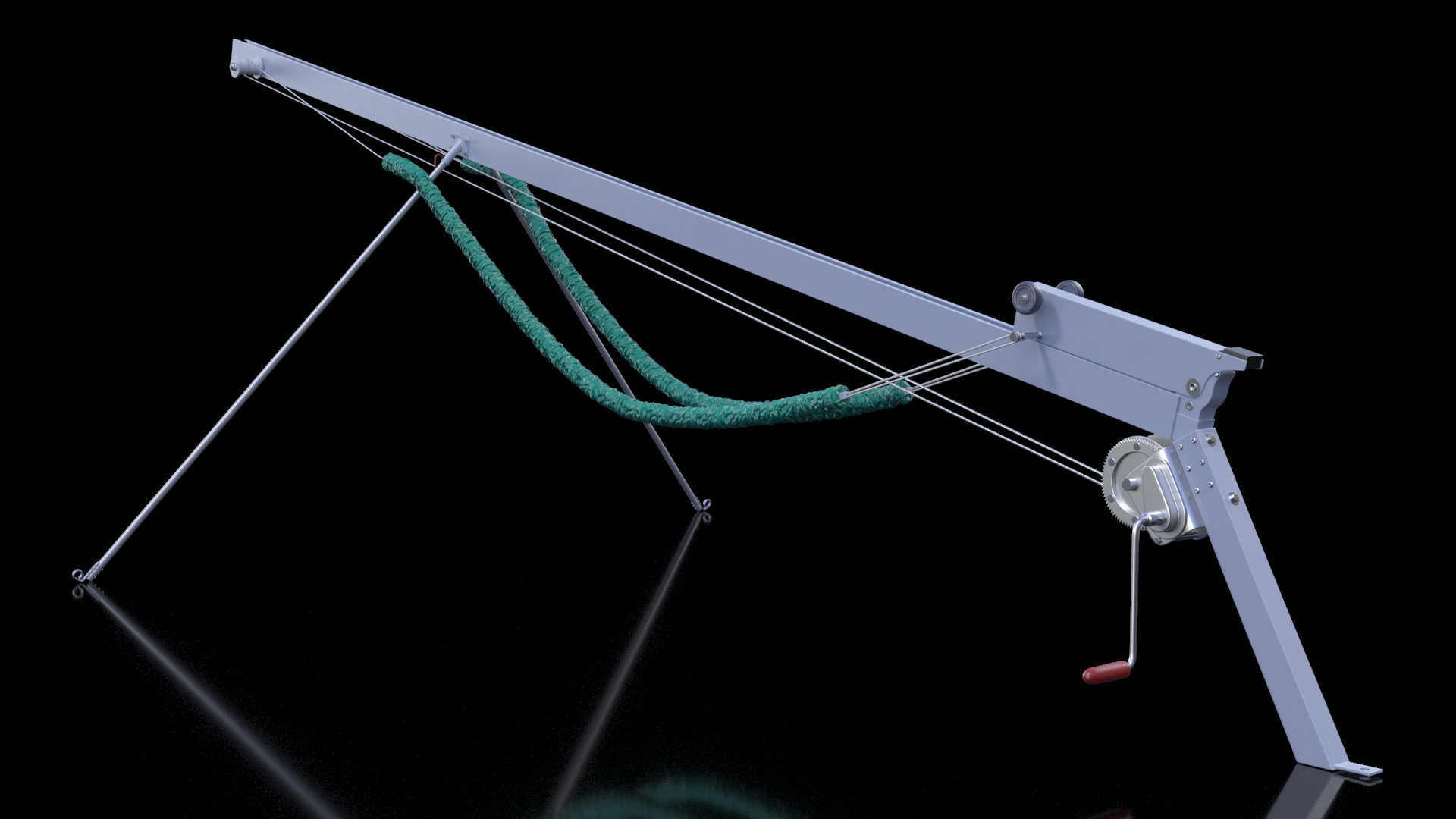 3D UAV Bungee Catapult Launcher model