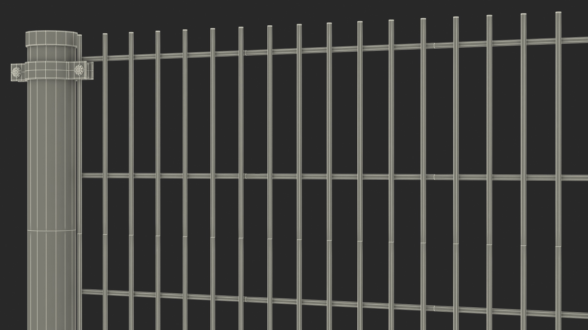 3D Mesh Fence Panel