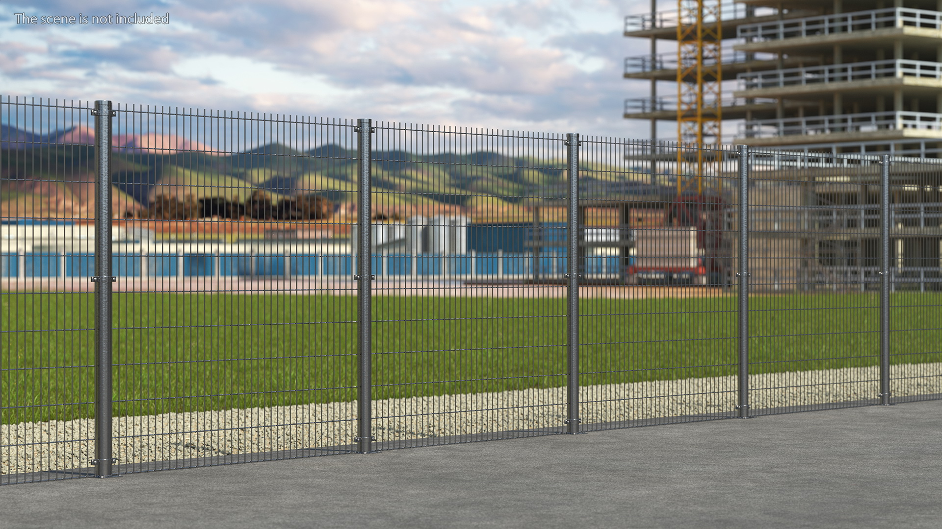 3D Mesh Fence Panel