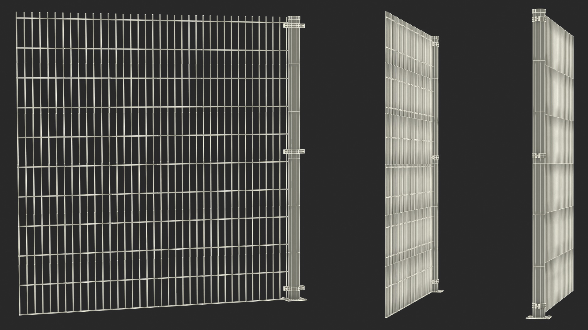 3D Mesh Fence Panel
