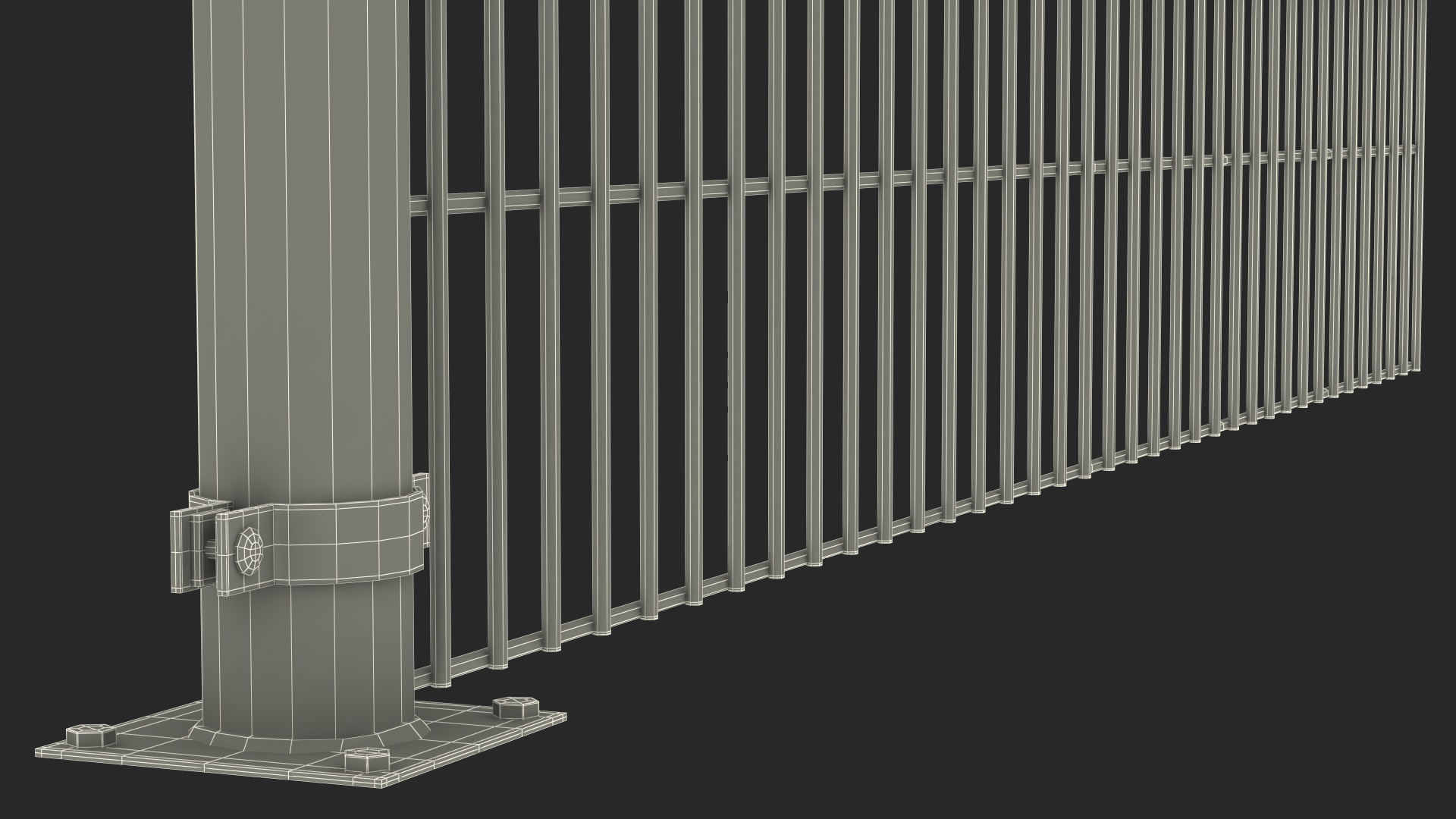 3D Mesh Fence Panel