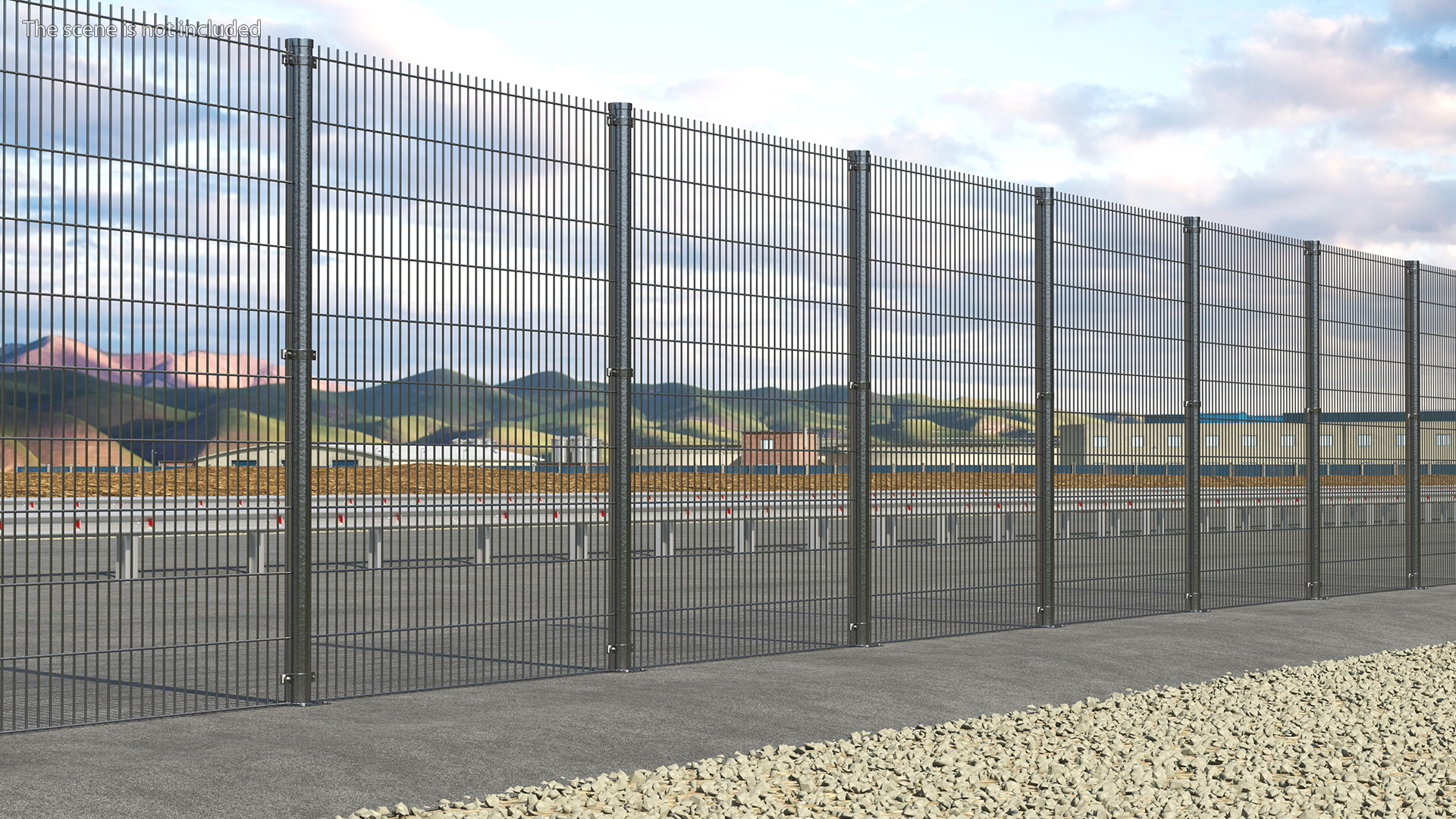 3D Mesh Fence Panel