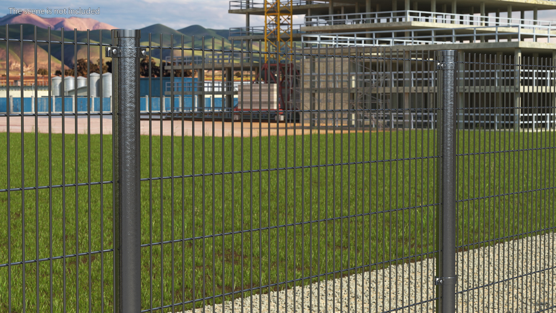 3D Mesh Fence Panel
