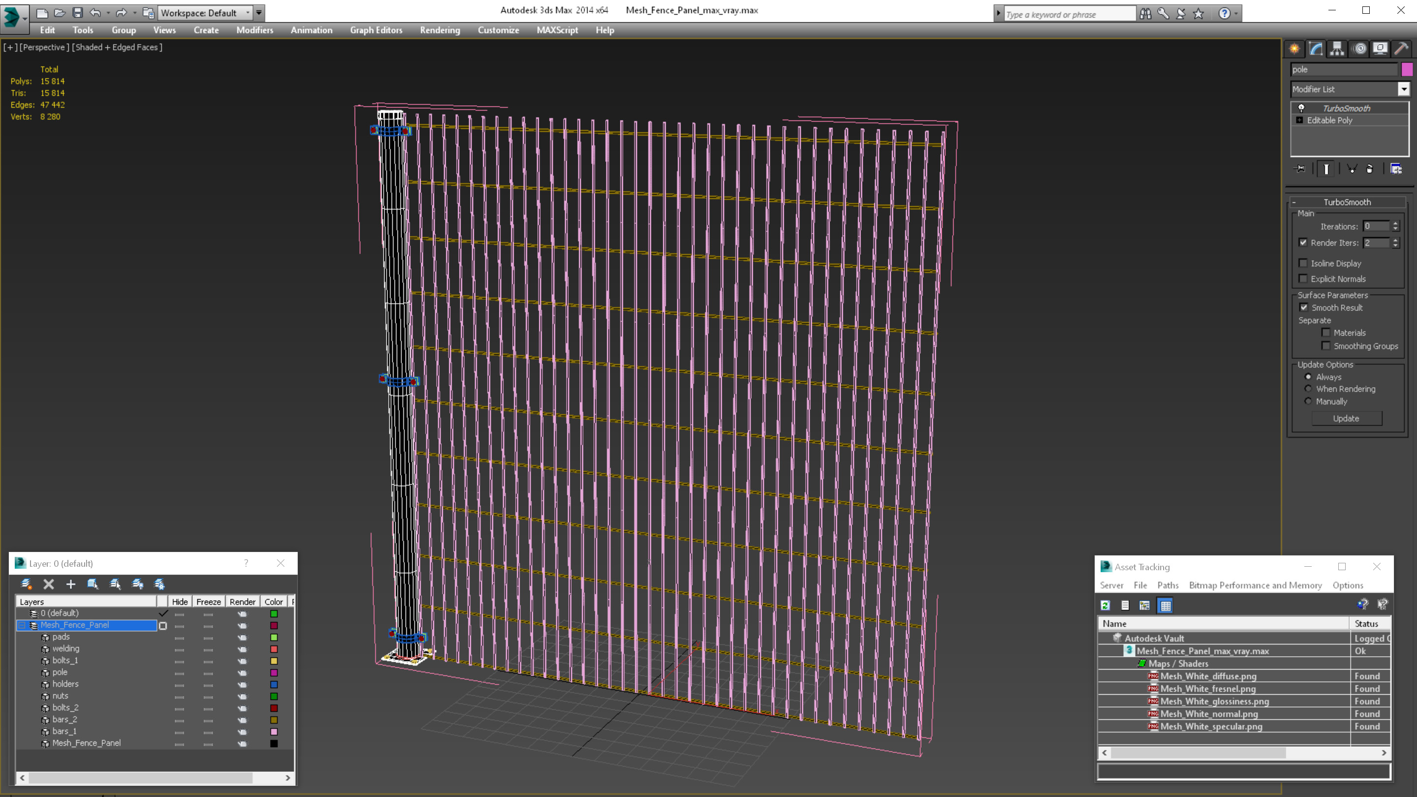 3D Mesh Fence Panel