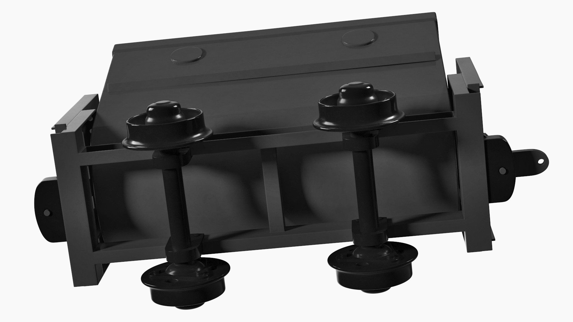 3D Mining Rail Cart Black New