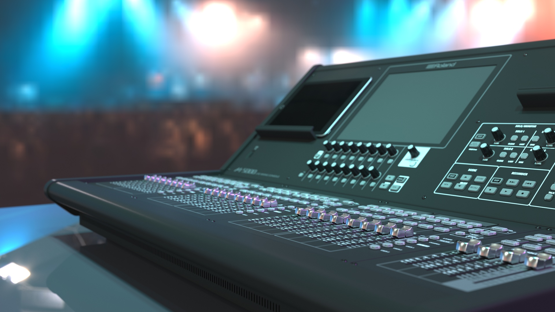 3D Live Mixing Console Roland M-5000 model