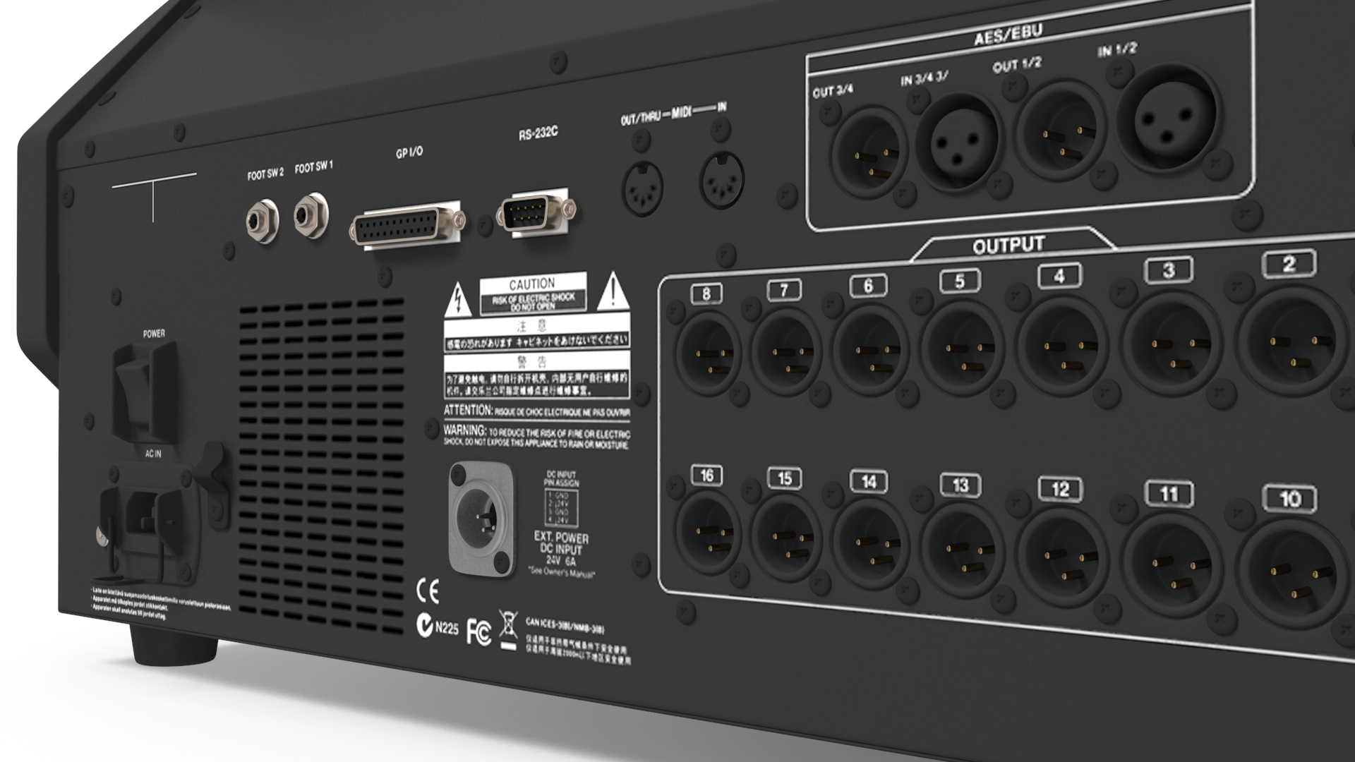 3D Live Mixing Console Roland M-5000 model