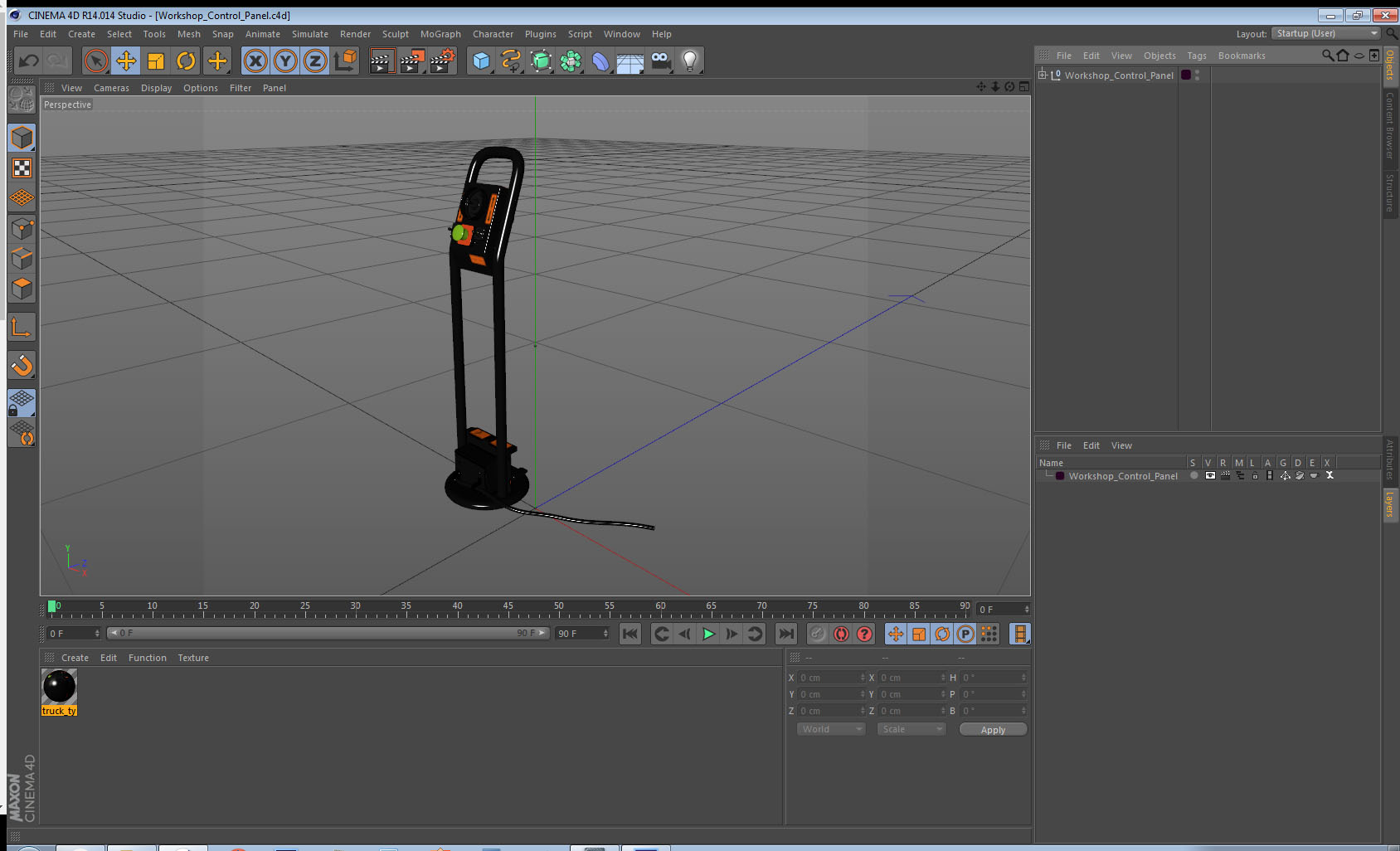 Workshop Control Panel 3D