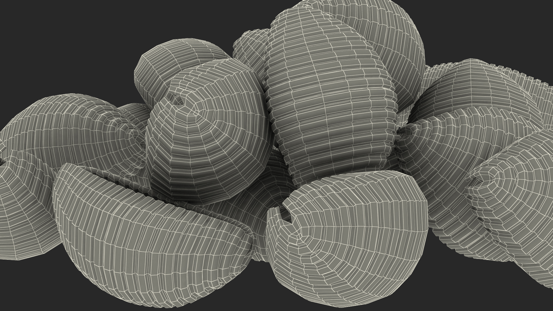 Shells Pasta 3D