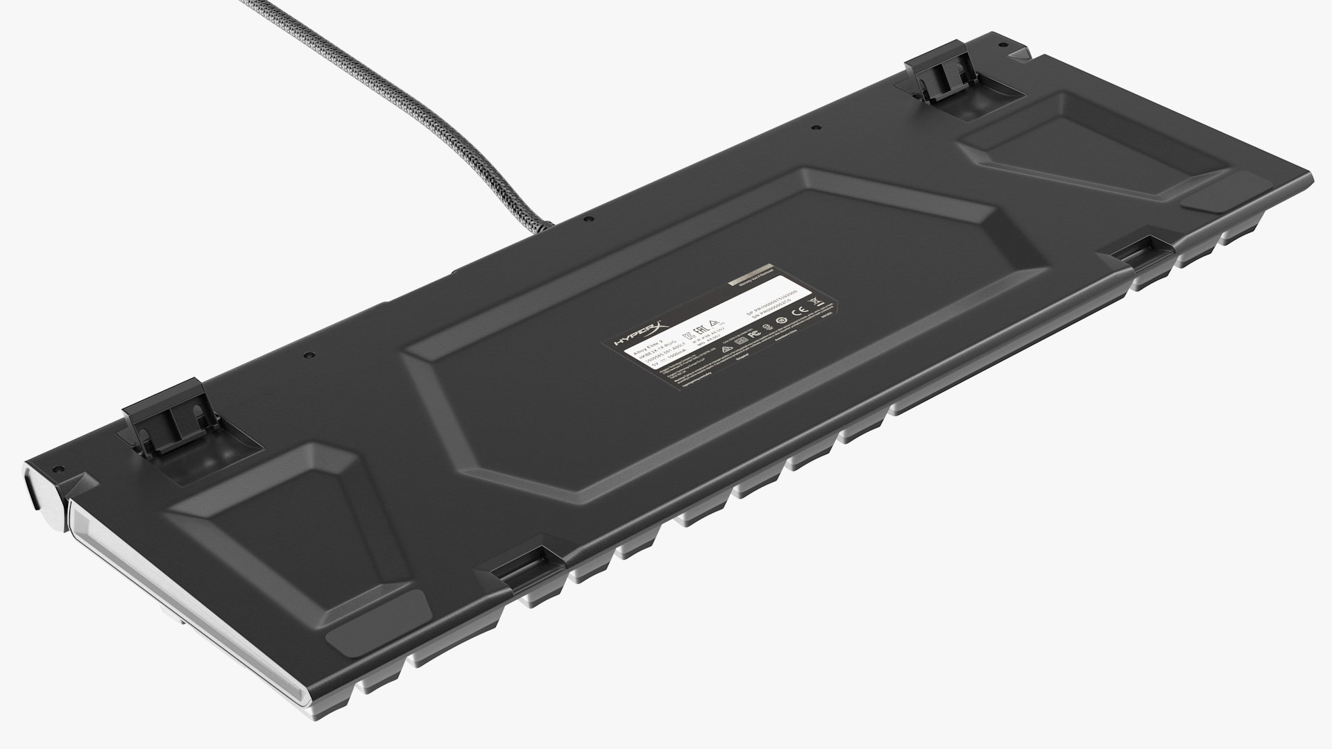3D HyperX Alloy Elite RGB Gaming Keyboard model